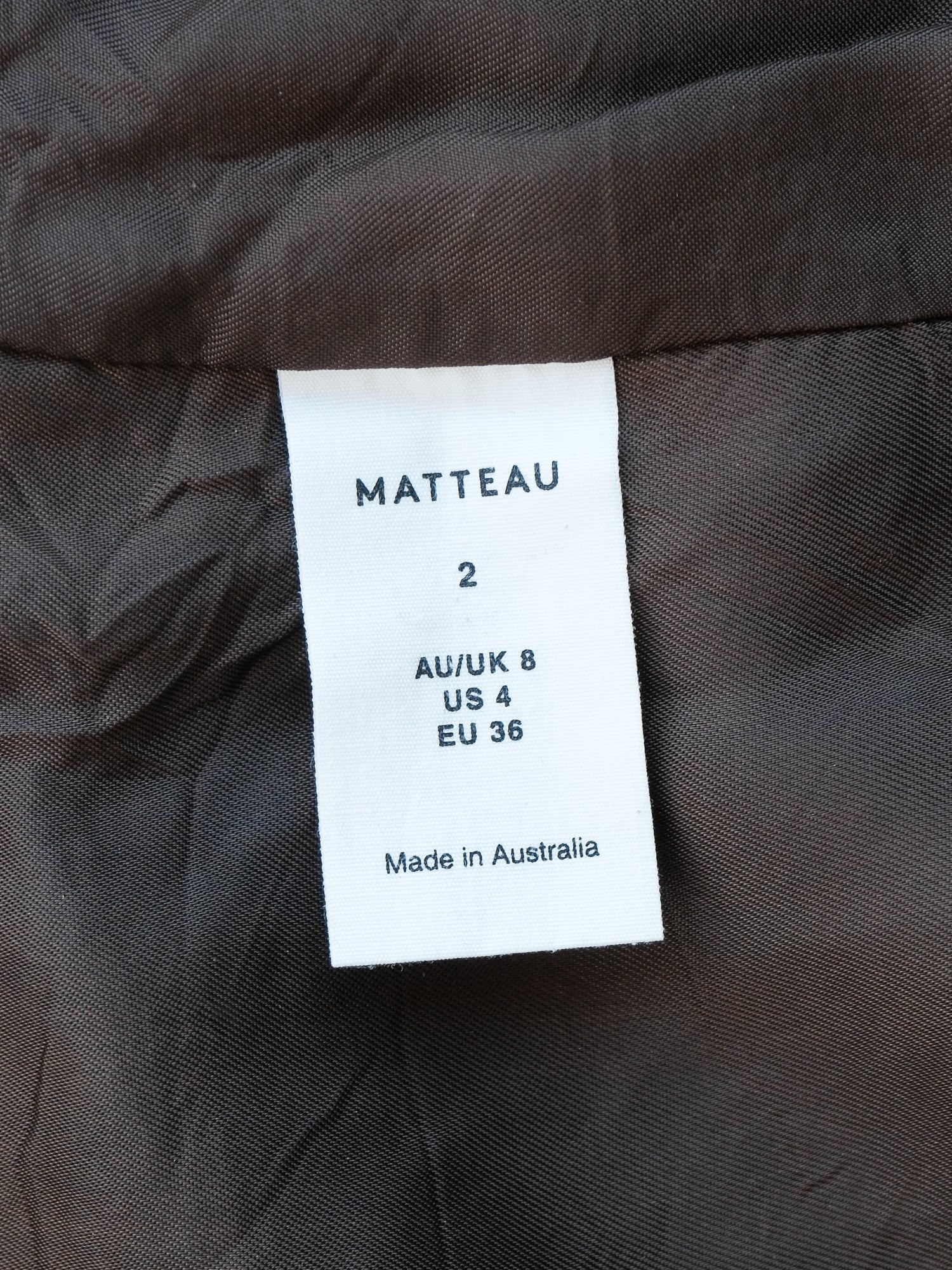 Tailored Waistcoat, Size 2 | AU 8