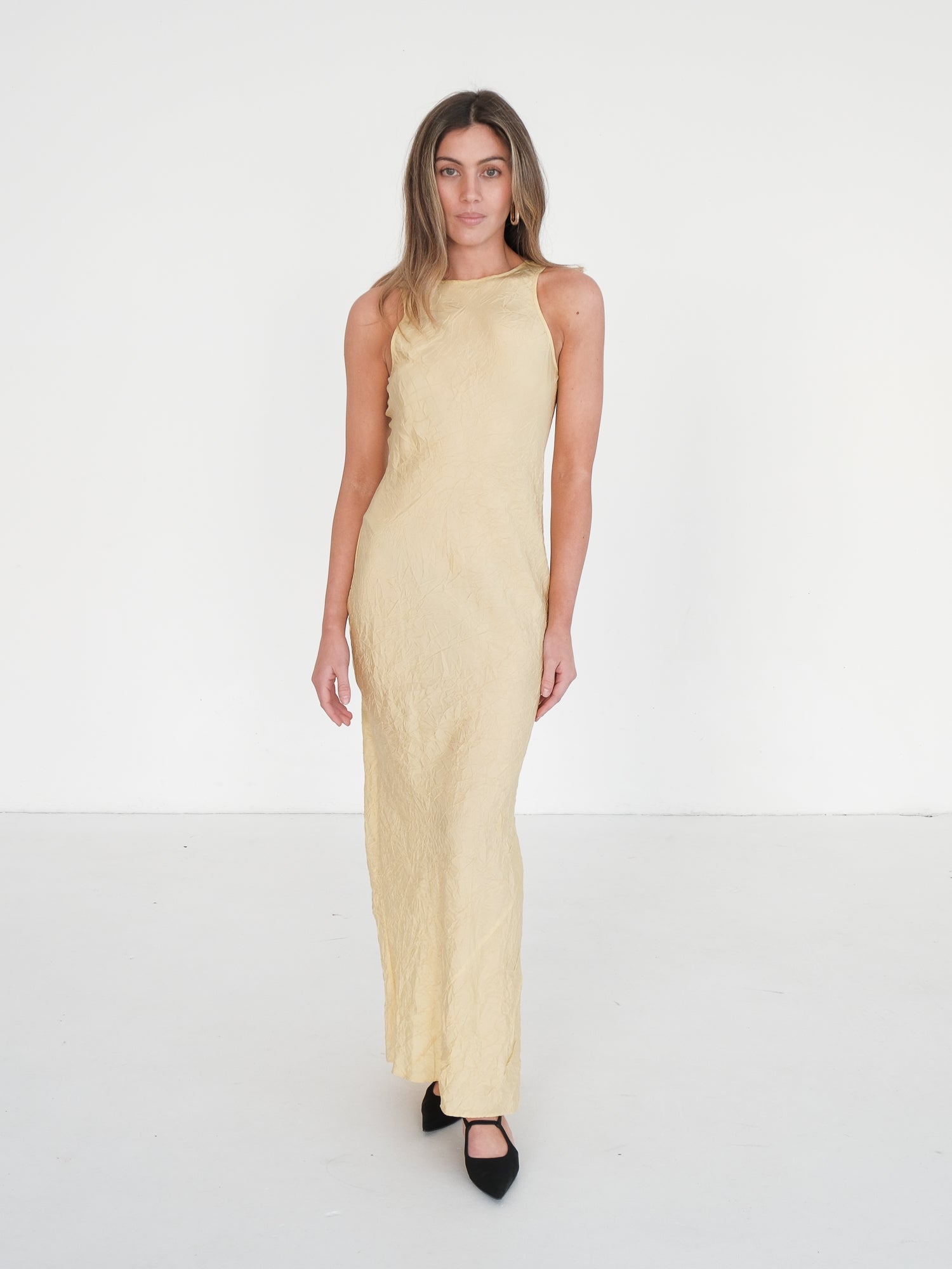 'Maev' Silk Slip Maxi Dress, Size 1 | AU 8