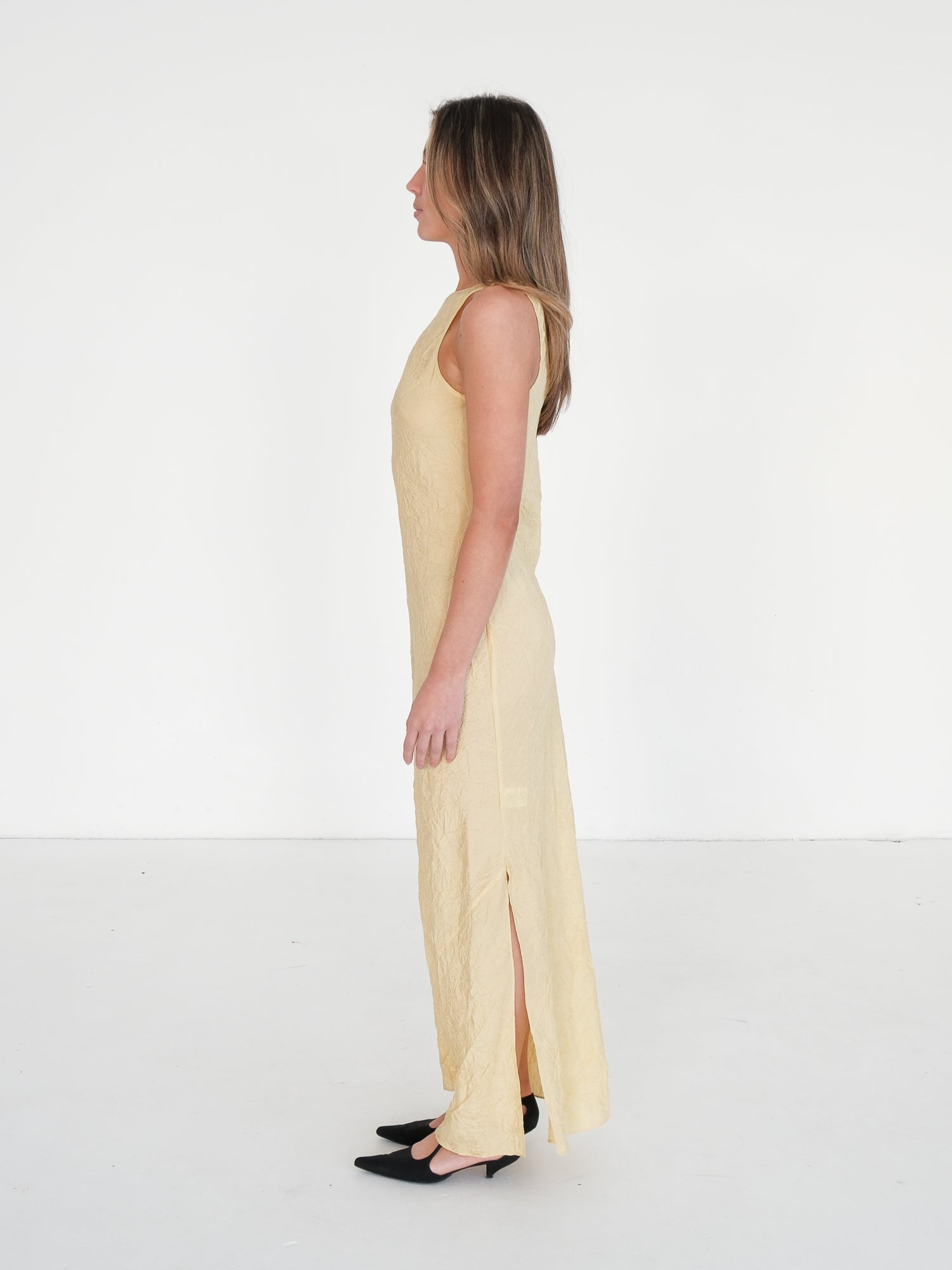 'Maev' Silk Slip Maxi Dress, Size 1 | AU 8