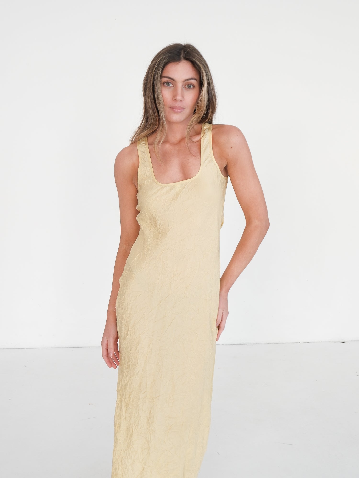 'Maev' Silk Slip Maxi Dress, Size 1 | AU 8