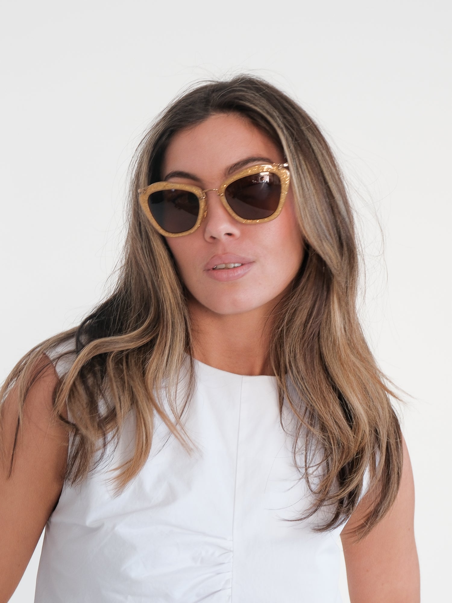 SMU 10N Glitter Cat Eye Sunglasses