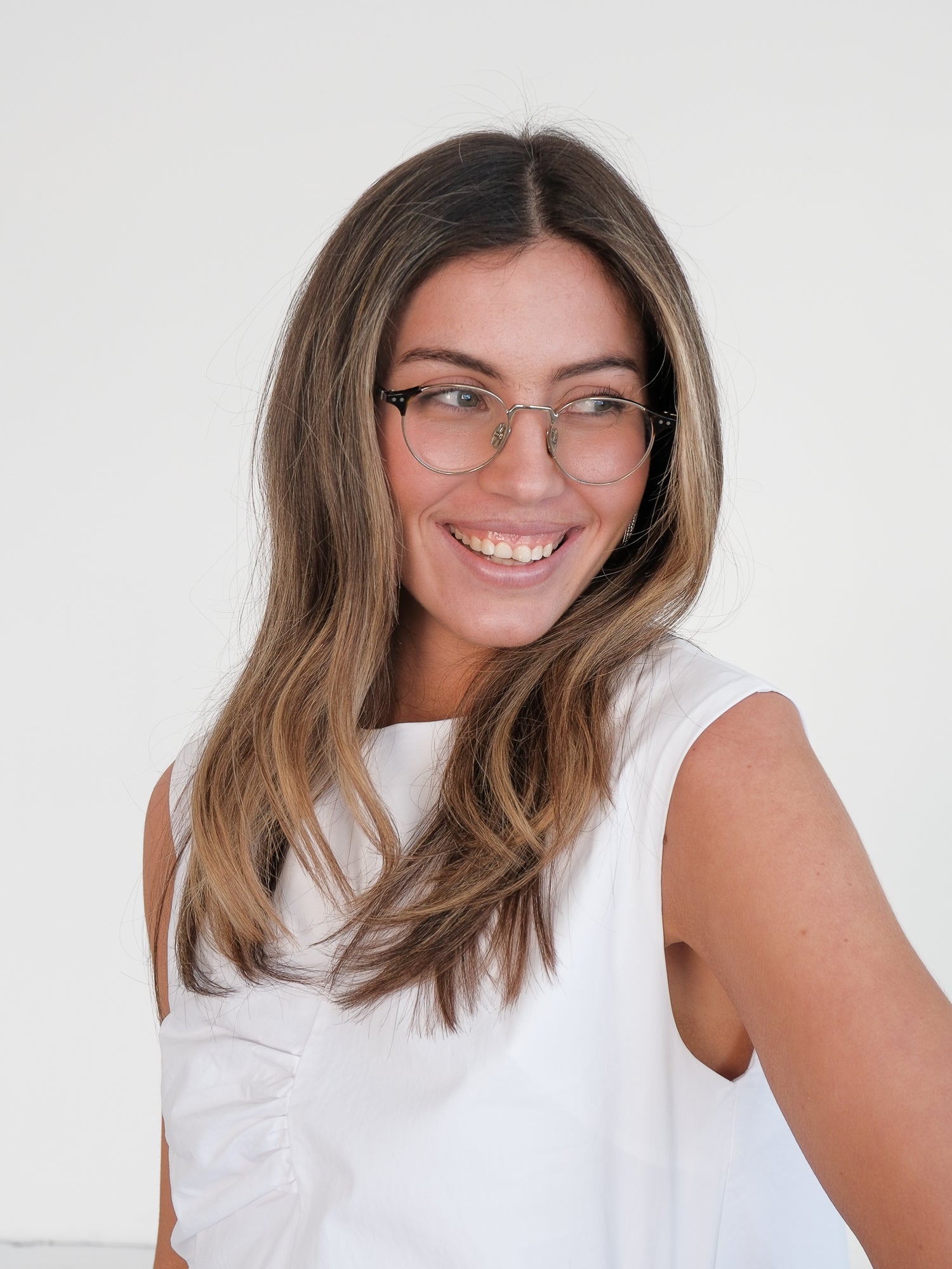 'CL41429 APQ' Round Unisex Eyeglasses