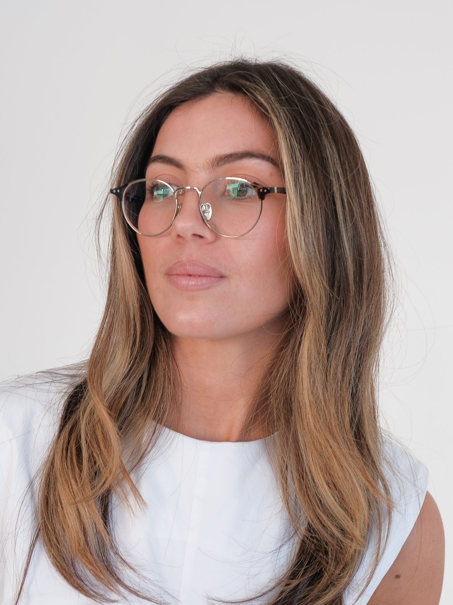 'CL41429 APQ' Round Unisex Eyeglasses