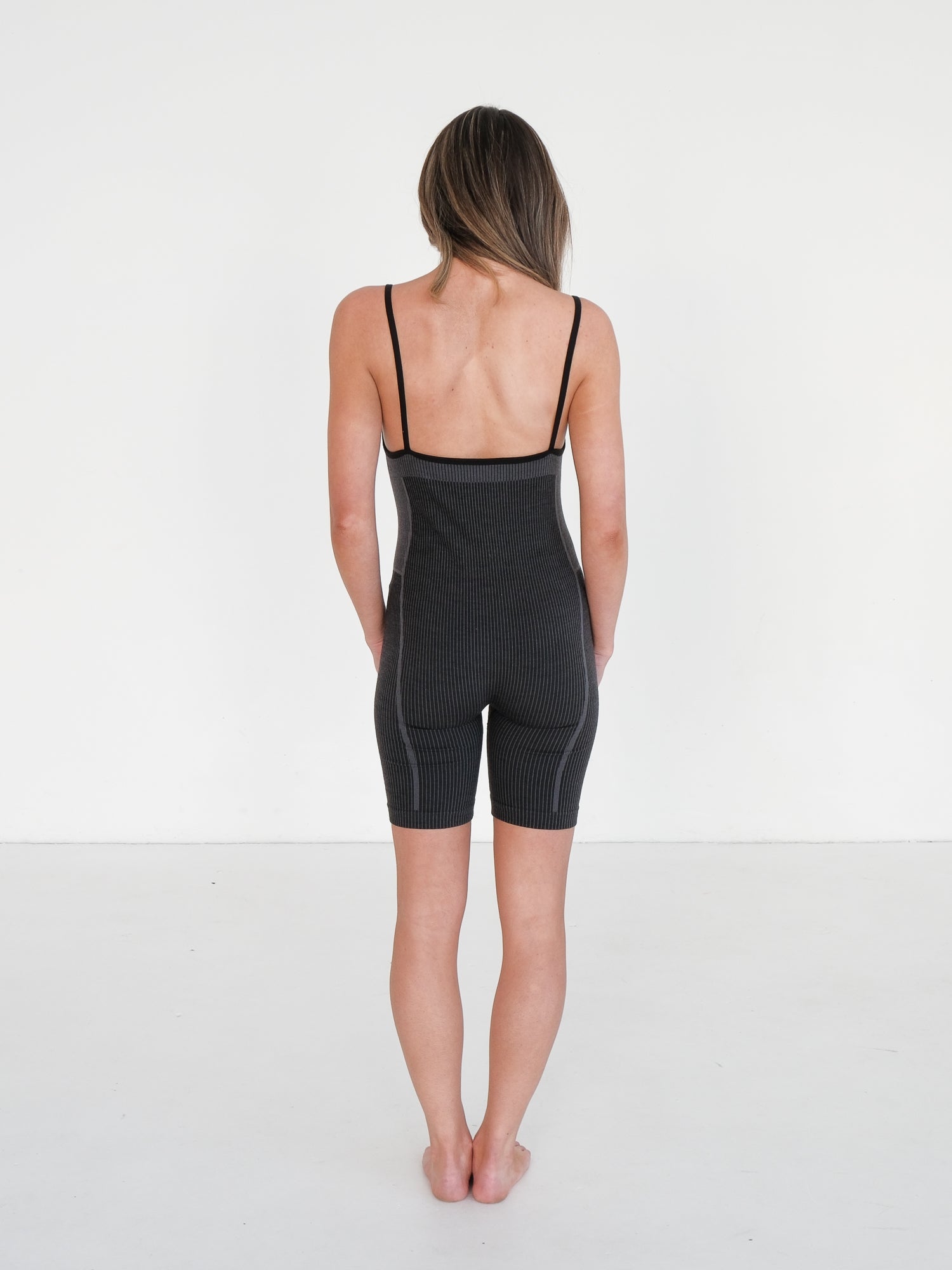 'All-In' Seamless Merino Rib Playsuit, Size XS/S