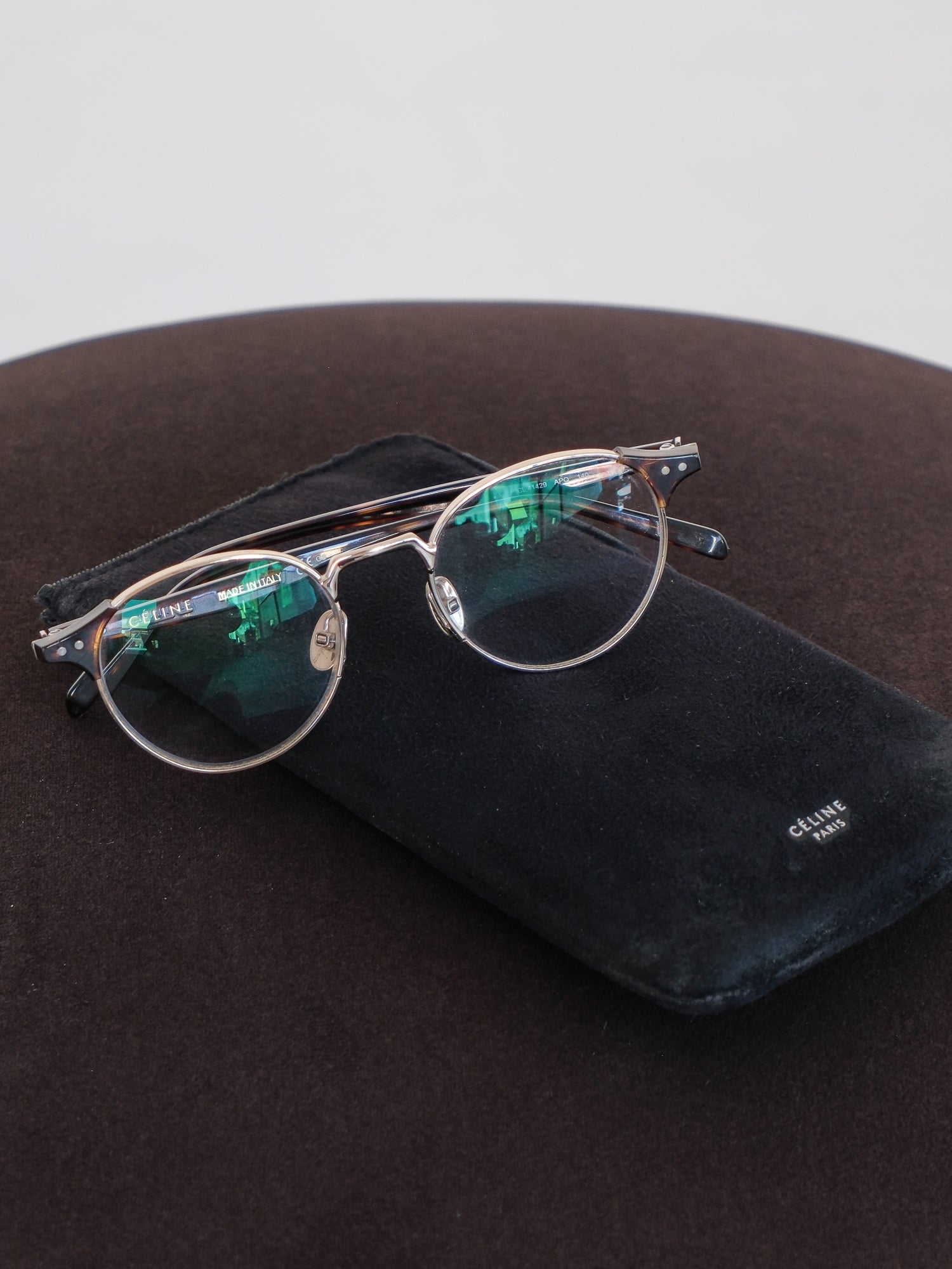 'CL41429 APQ' Round Unisex Eyeglasses