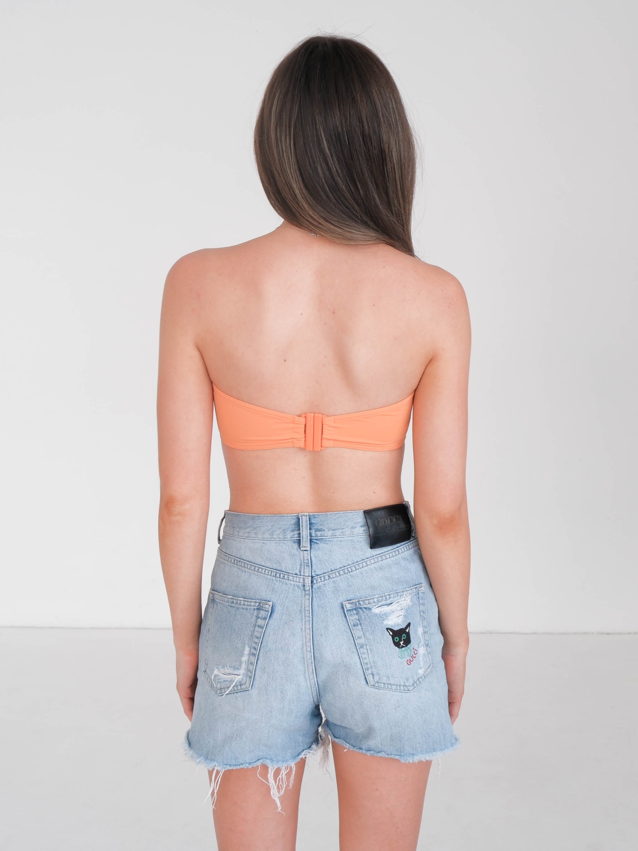 Kumquat 'Show' Bandeau Bikini Top, Size AU 14