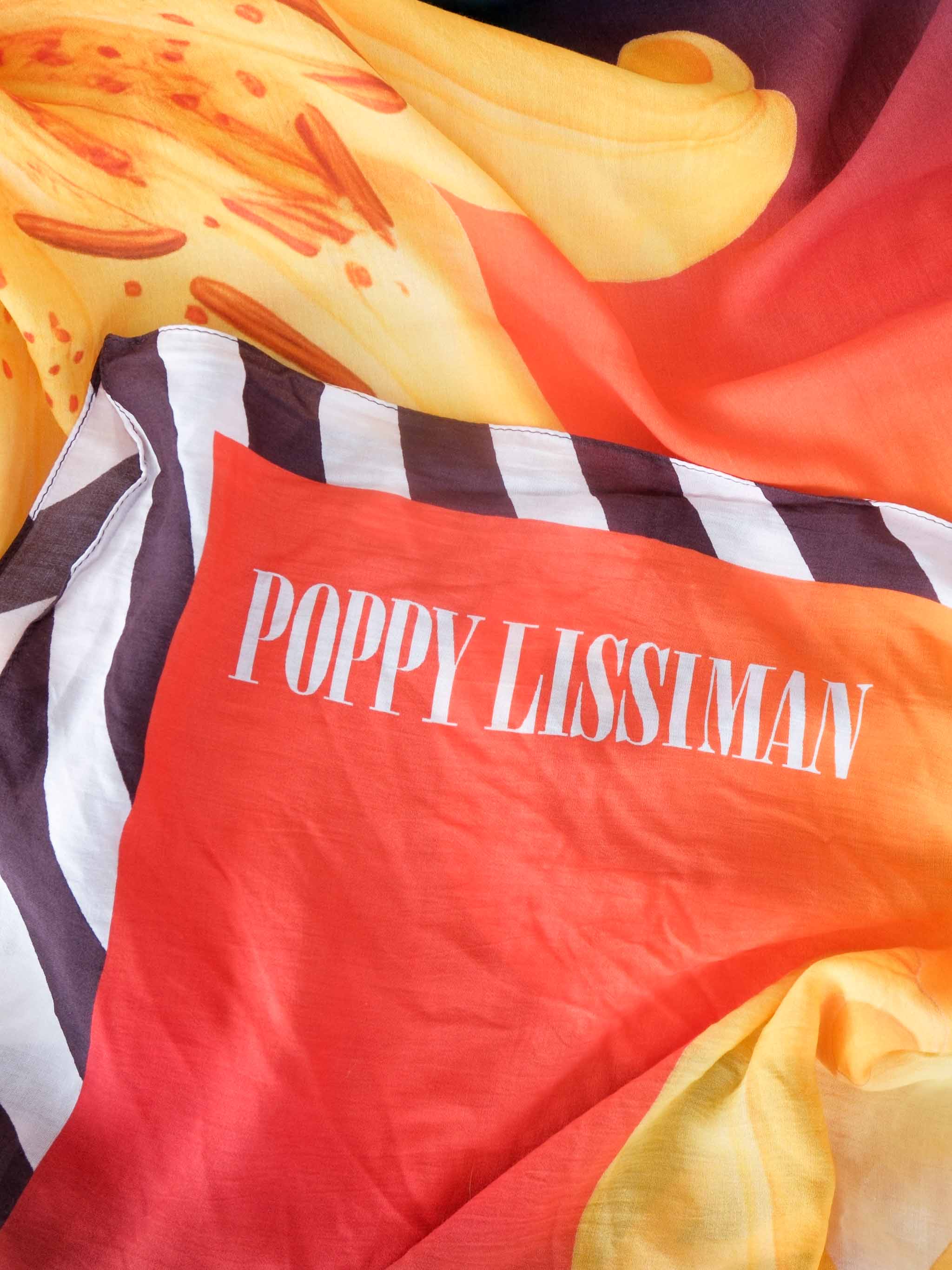 'Yellow Lilies' Cotton/Silk Sarong