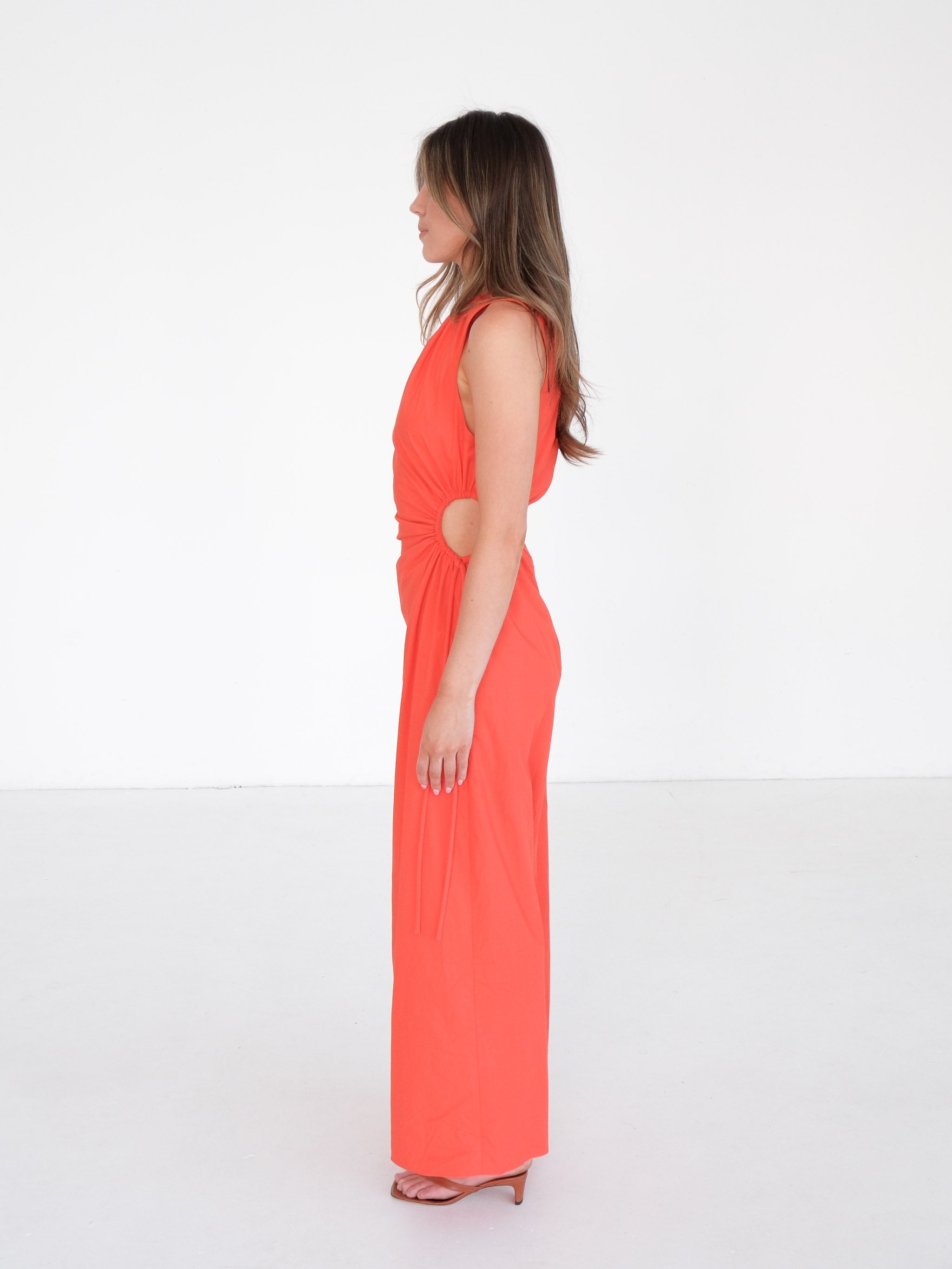 'Anja' Cut Out Maxi Dress, Size 2 | AU 10
