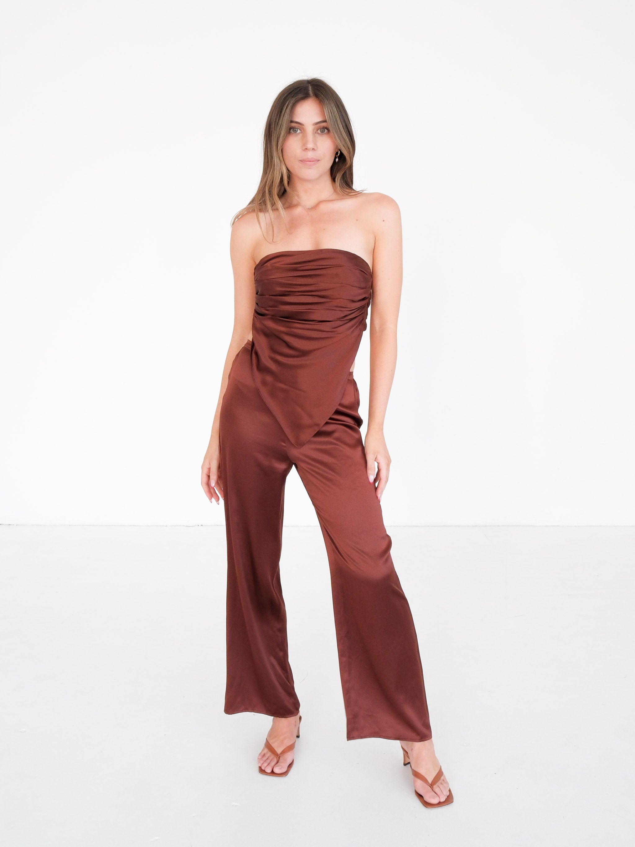 'Marisol' Silk Two Piece Set, Size XS