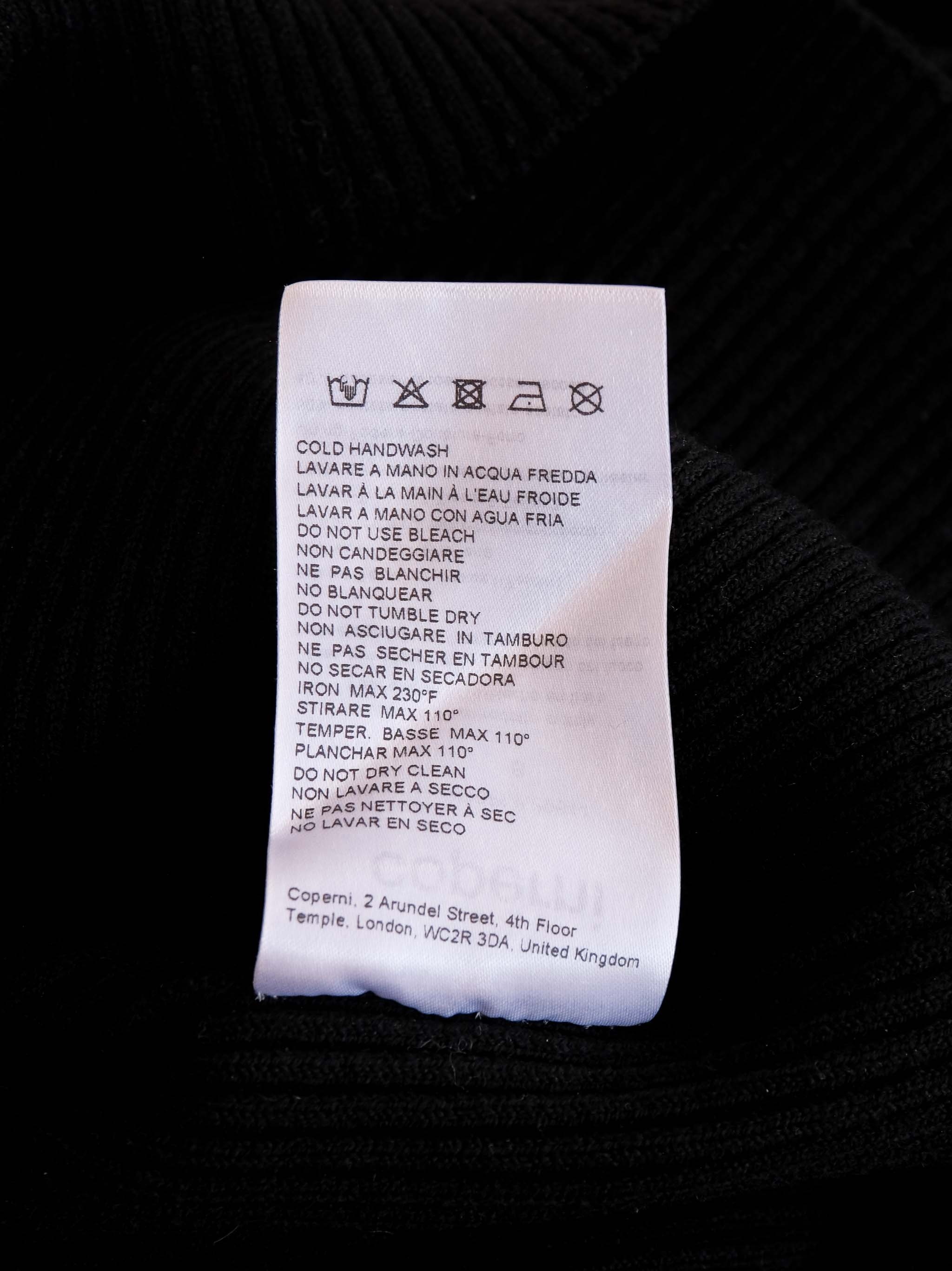 Faux-Fur Collar Mini Dress, Size S