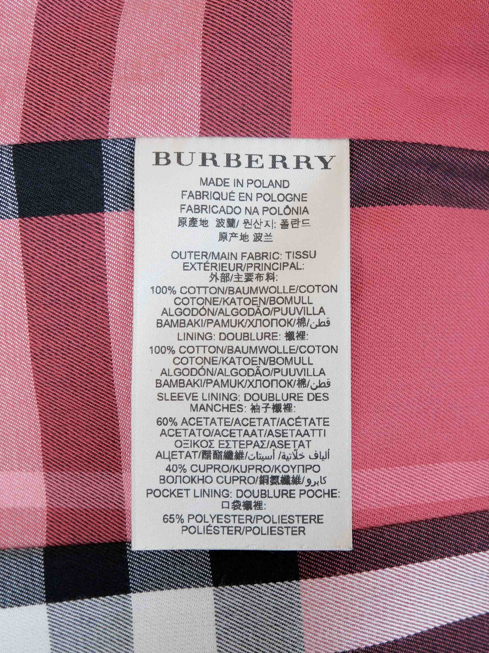 Sandringham Cotton Gabardine Trench Coat, Size AU 8