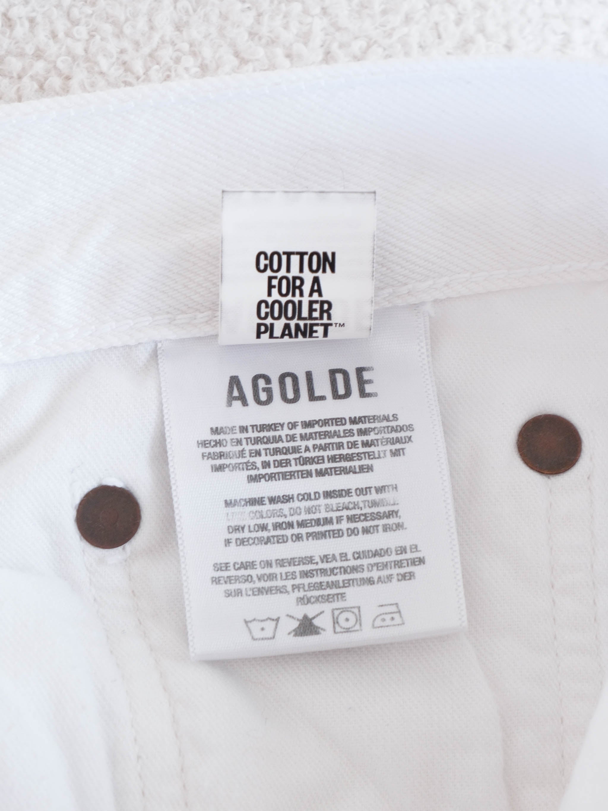 'Luna' High Rise Pieced Taper Jeans, Size 25