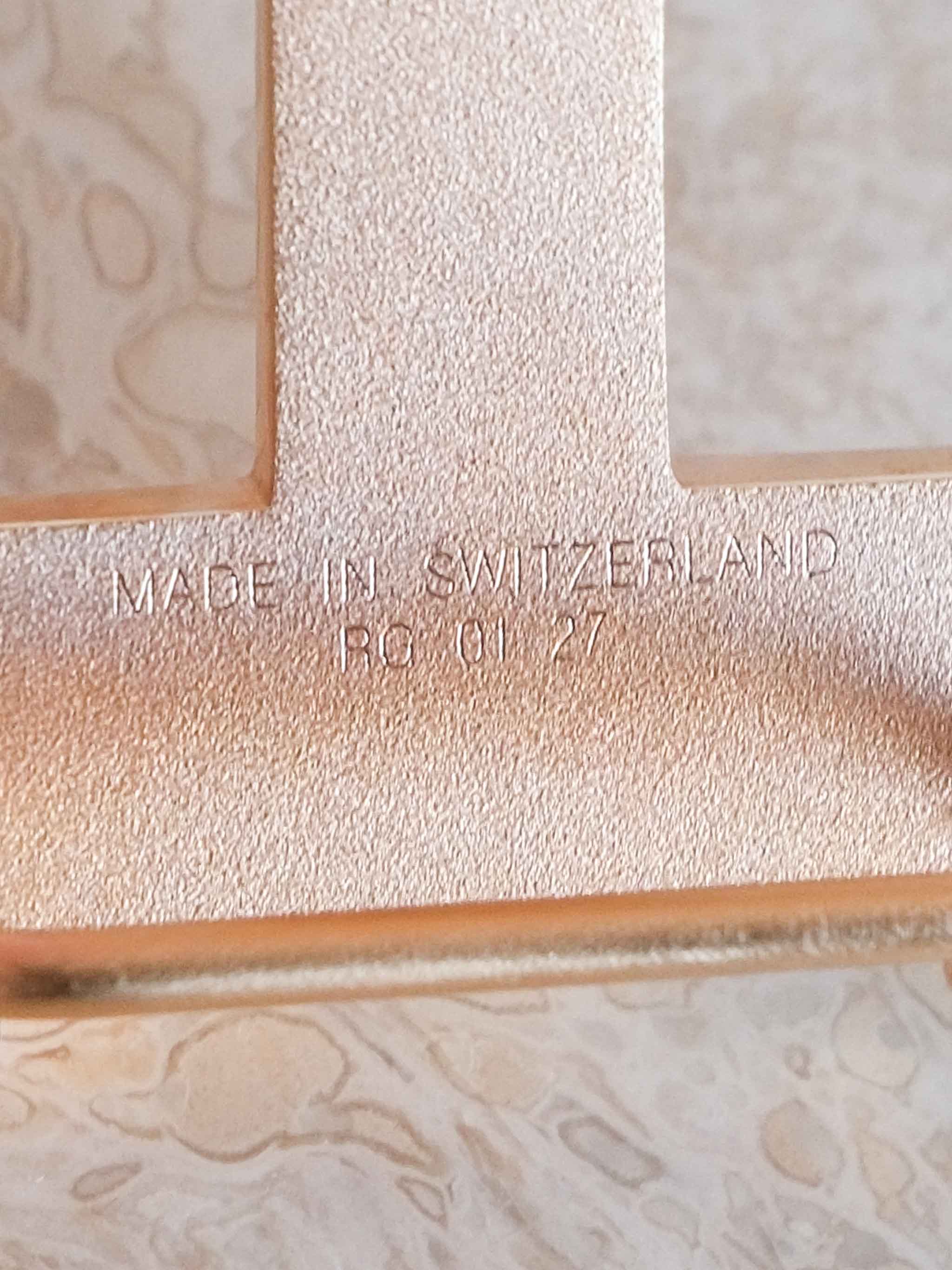 Mini Constance Belt Buckle & Reversible Leather Strap 24mm, Size 90