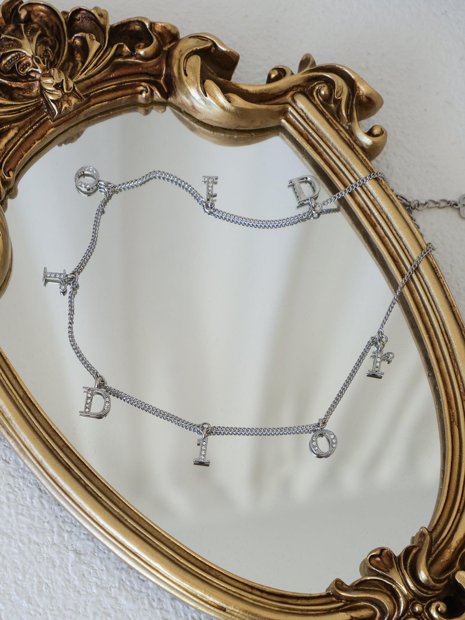 D.I.O.R. 2010 Letter Charm Necklace