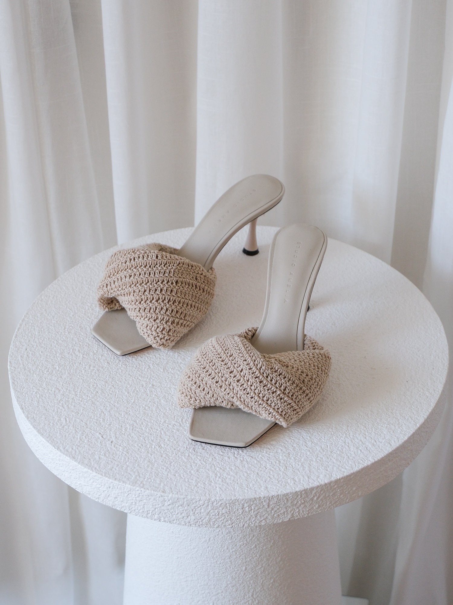 'Twisted Crochet 70' Heels, Size 38