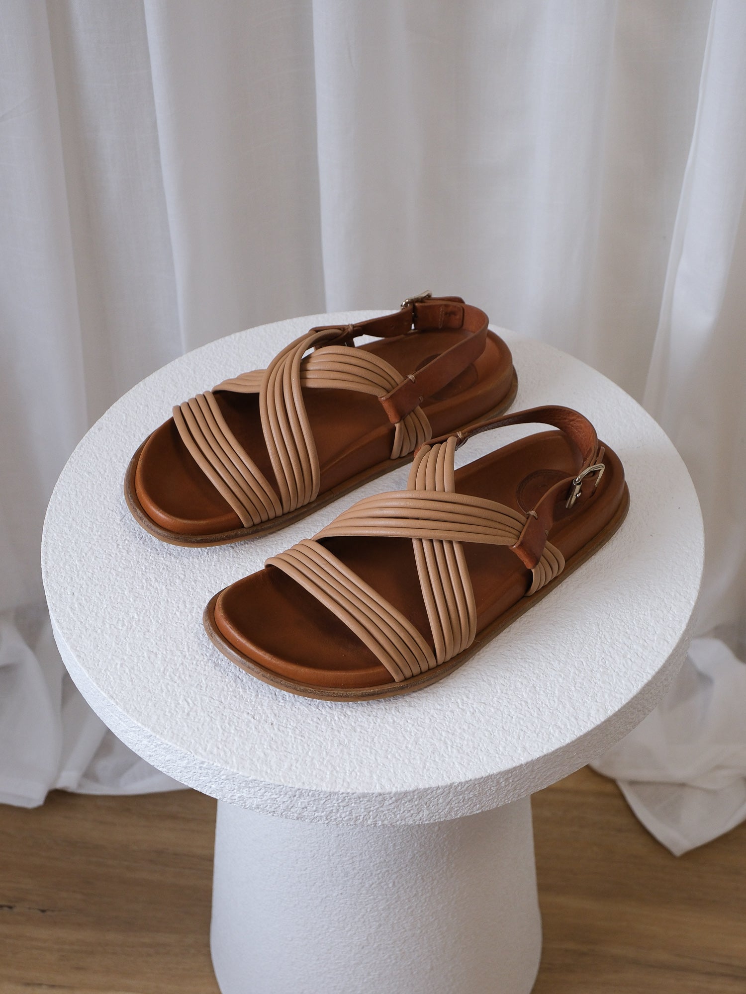 Woody ‘Kacey’ Strappy Sandals, Size 40