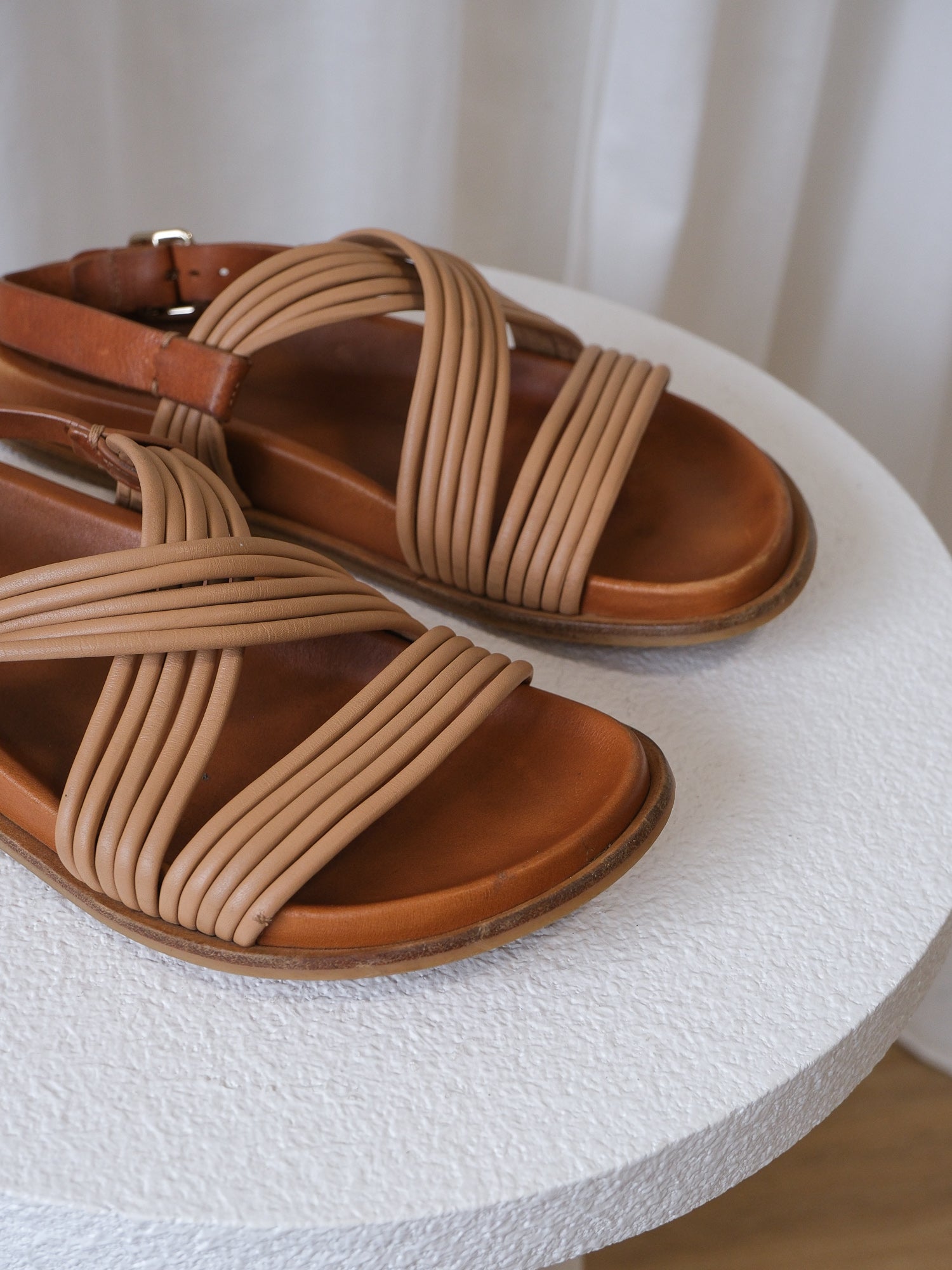 Woody ‘Kacey’ Strappy Sandals, Size 40