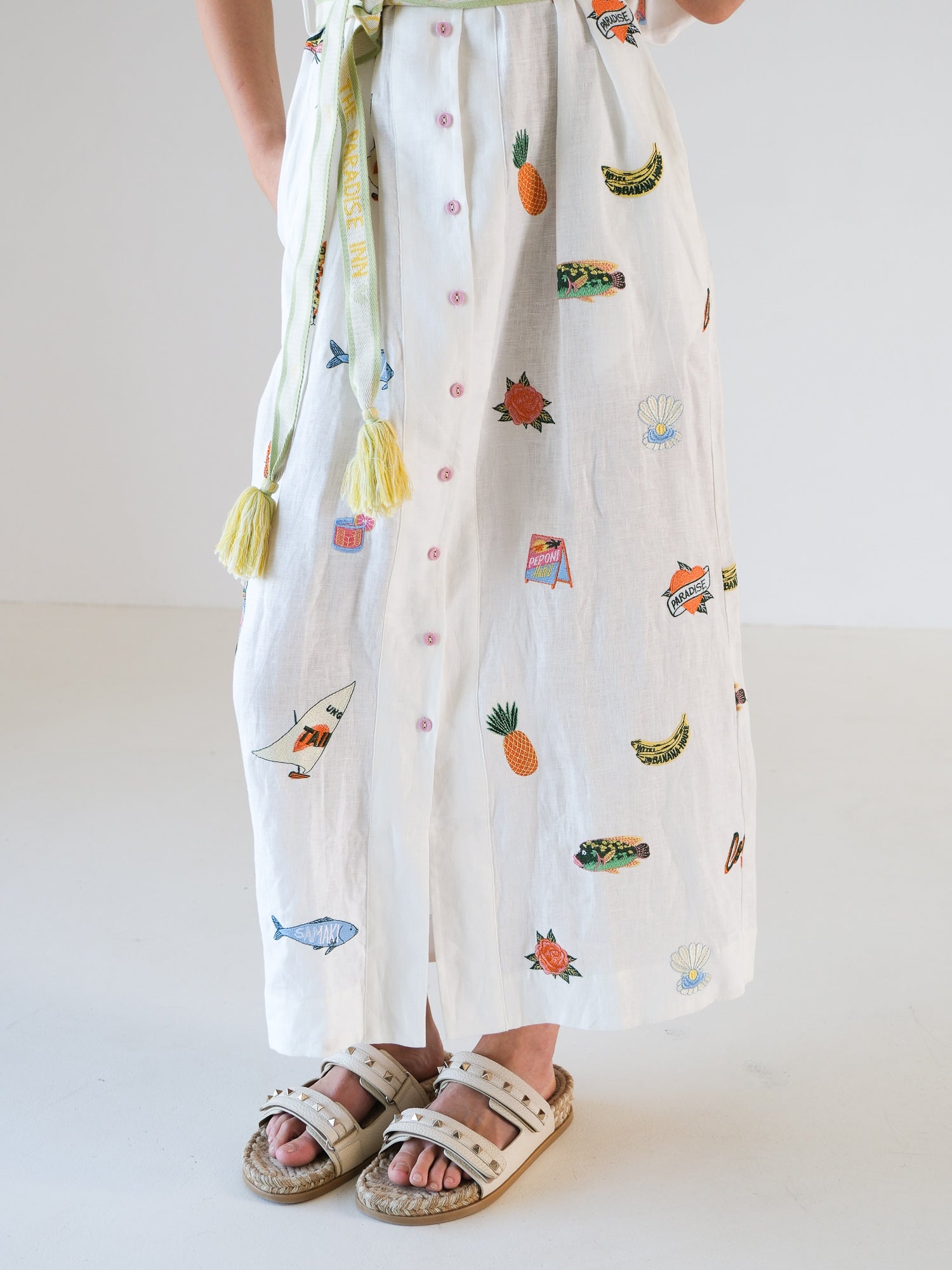 'Blue Marlin' Shirt Dress, Size AU 8