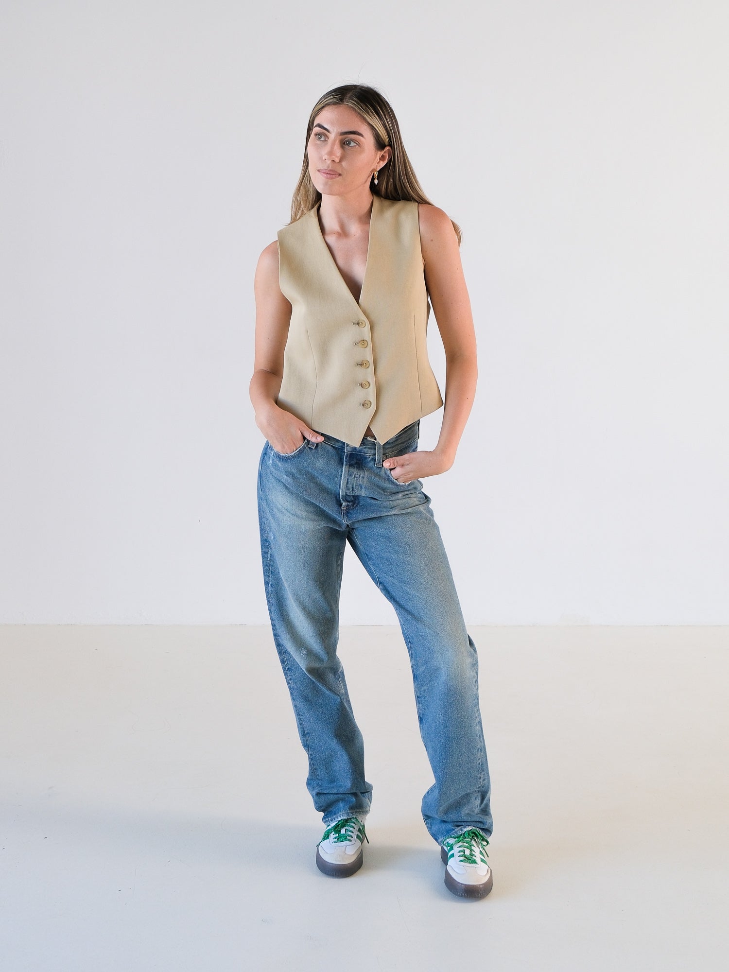 'Angelina' Vest, Size US 6 | AU 10