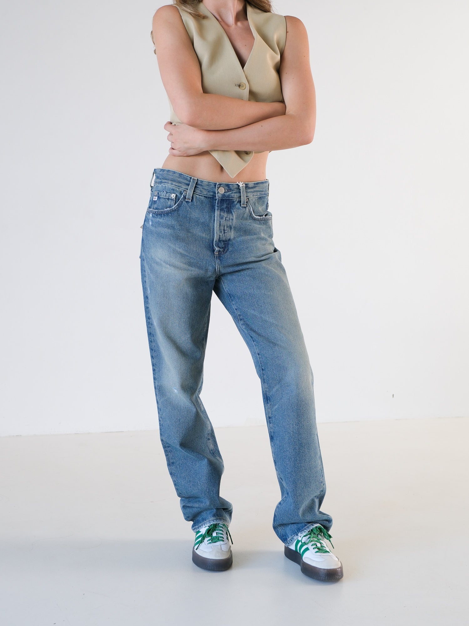 ‘Alexxis’ Straight Leg Jeans, Size 27