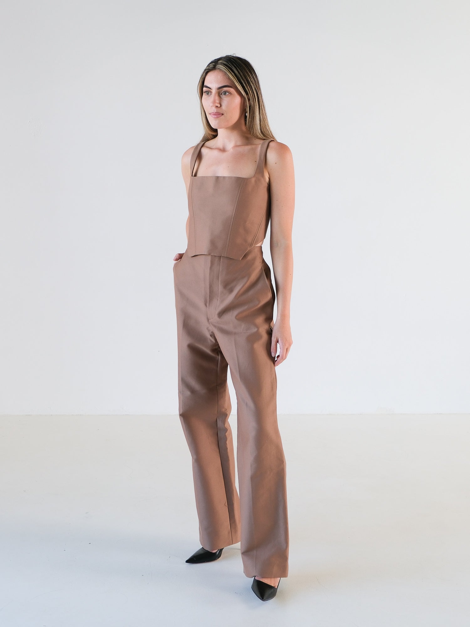 Tailored Straight Leg Trousers, Size AU 10