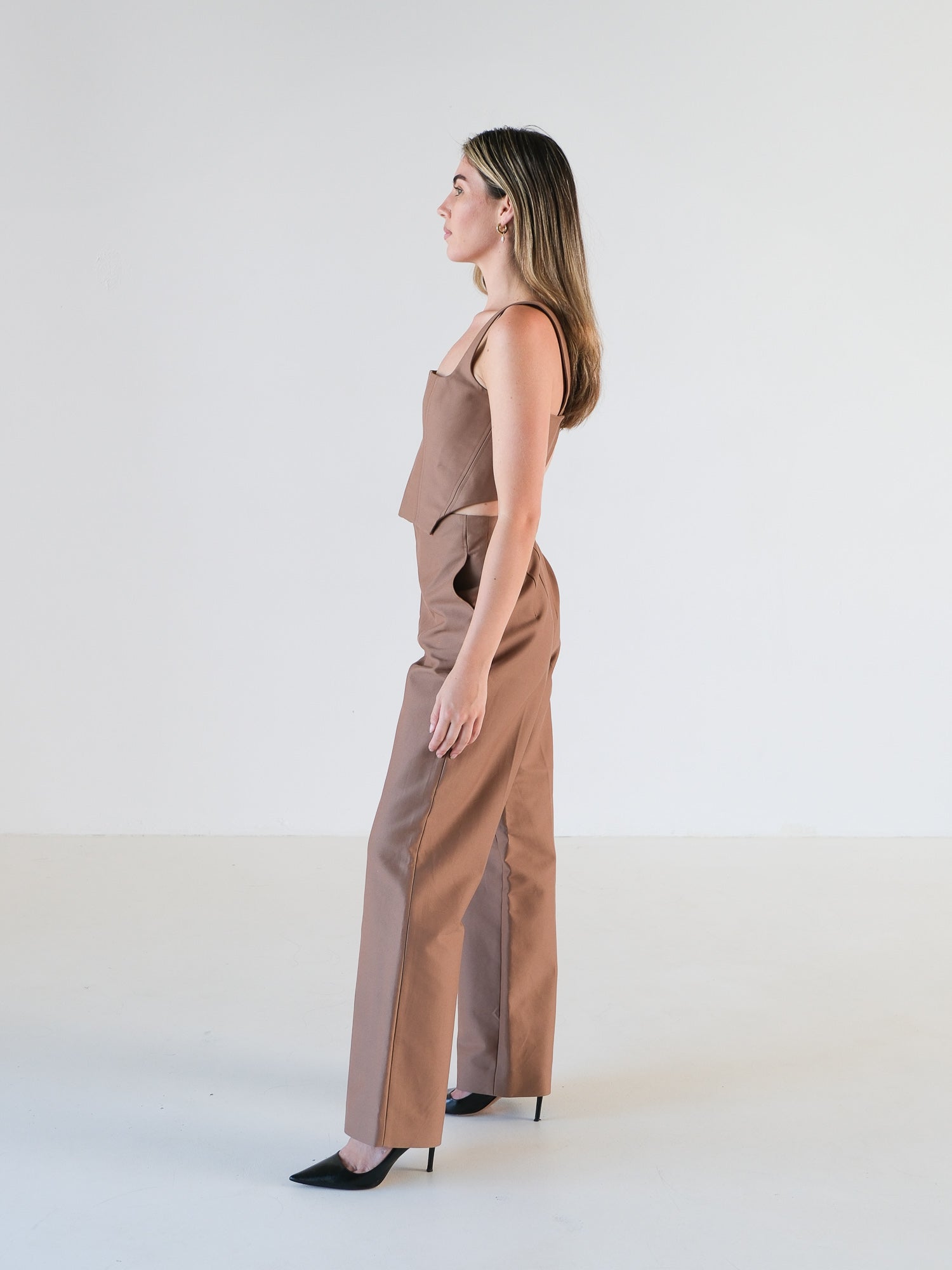 Tailored Straight Leg Trousers, Size AU 10