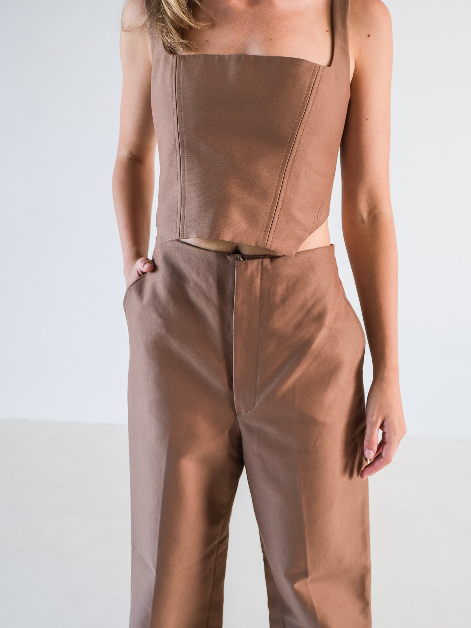 Tailored Straight Leg Trousers, Size AU 10