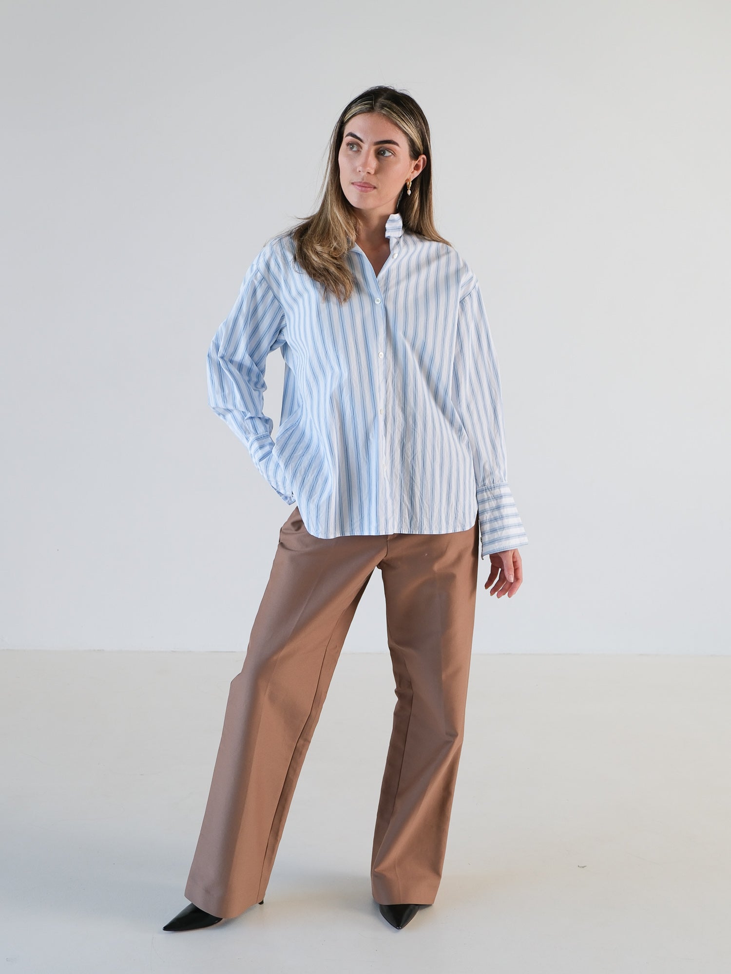 'The Oversized' Organic Cotton Shirt, Size S
