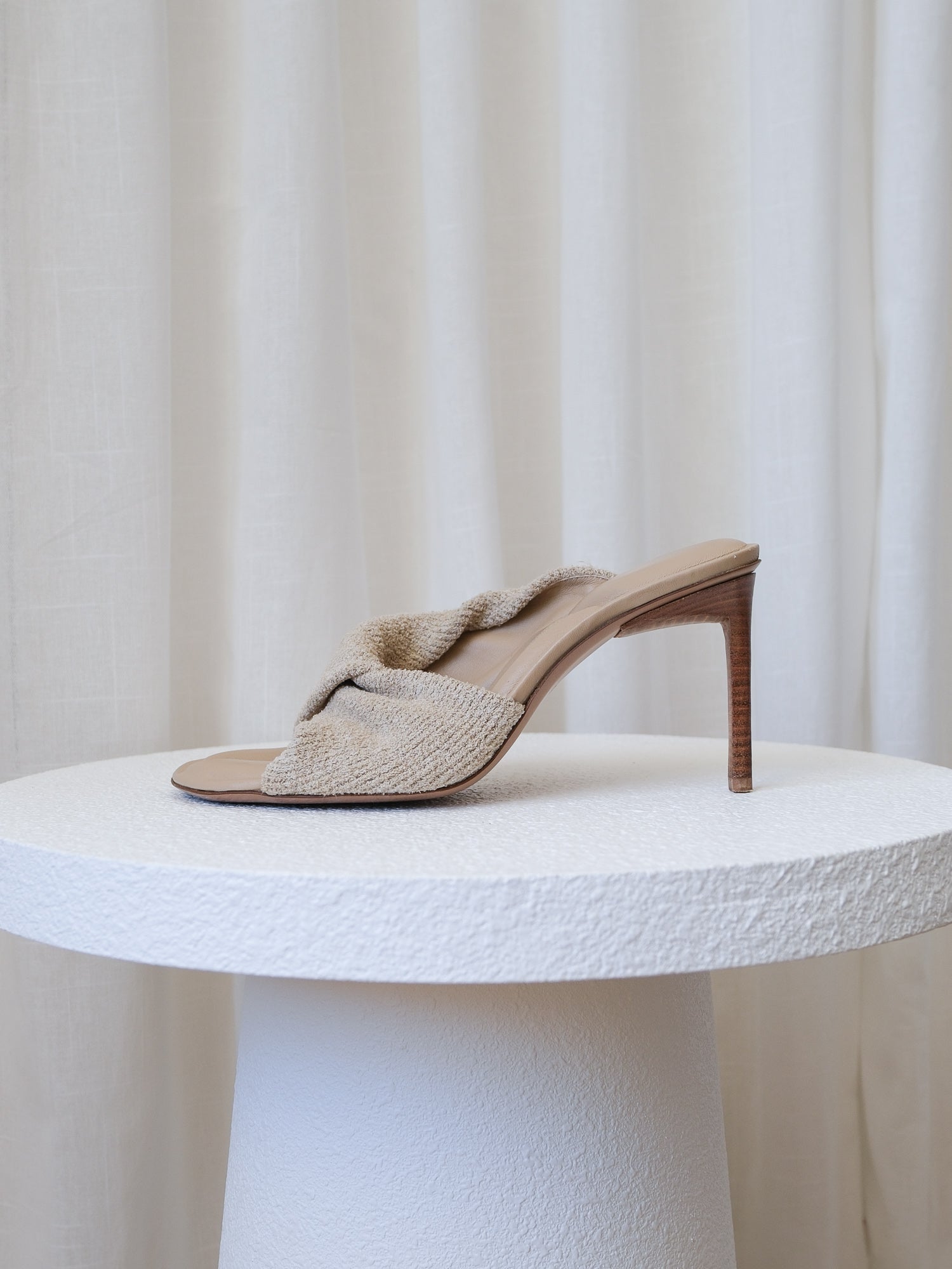 'Les Mules Bagnu' Terry Cloth Sandals, Size 38