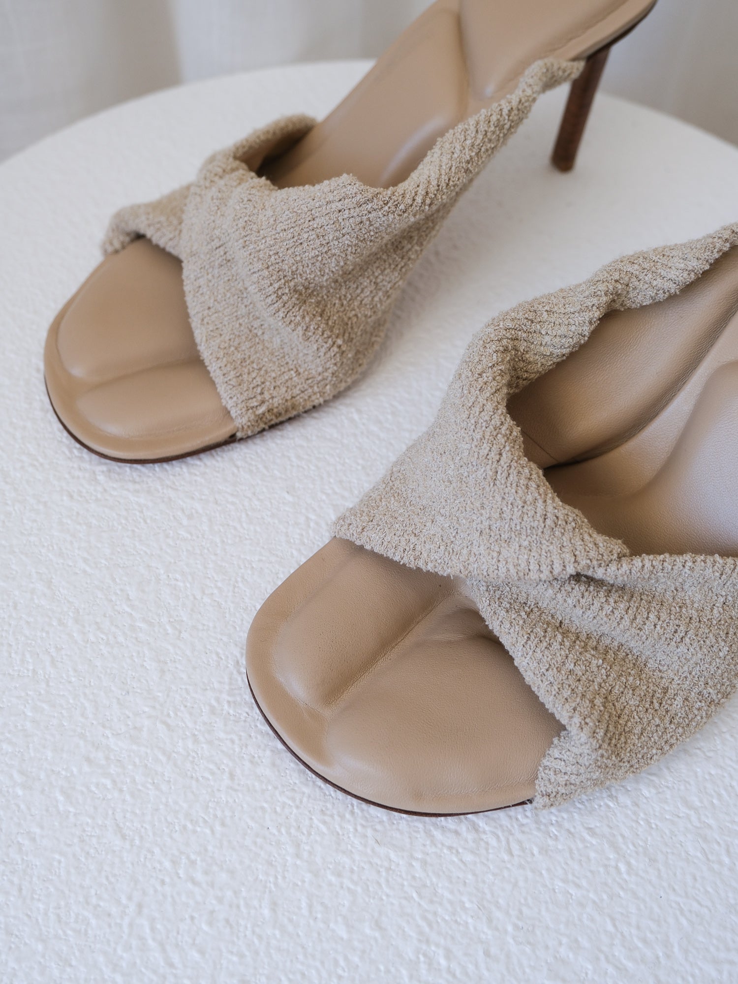 'Les Mules Bagnu' Terry Cloth Sandals, Size 38