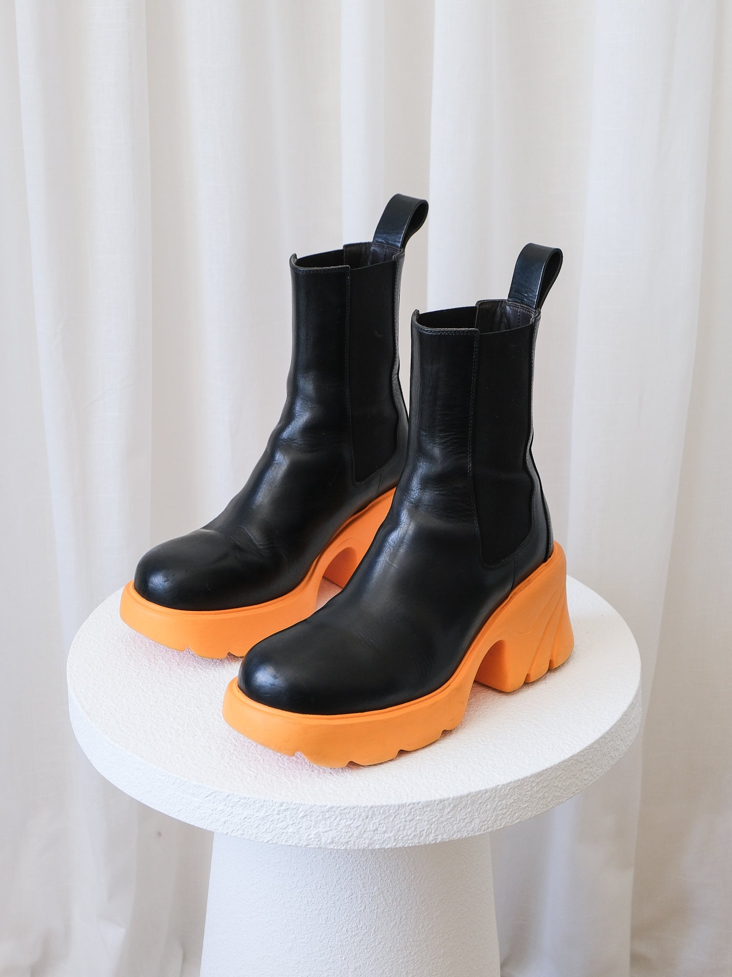 'Flash' Platform Ankle Boots, Size 38