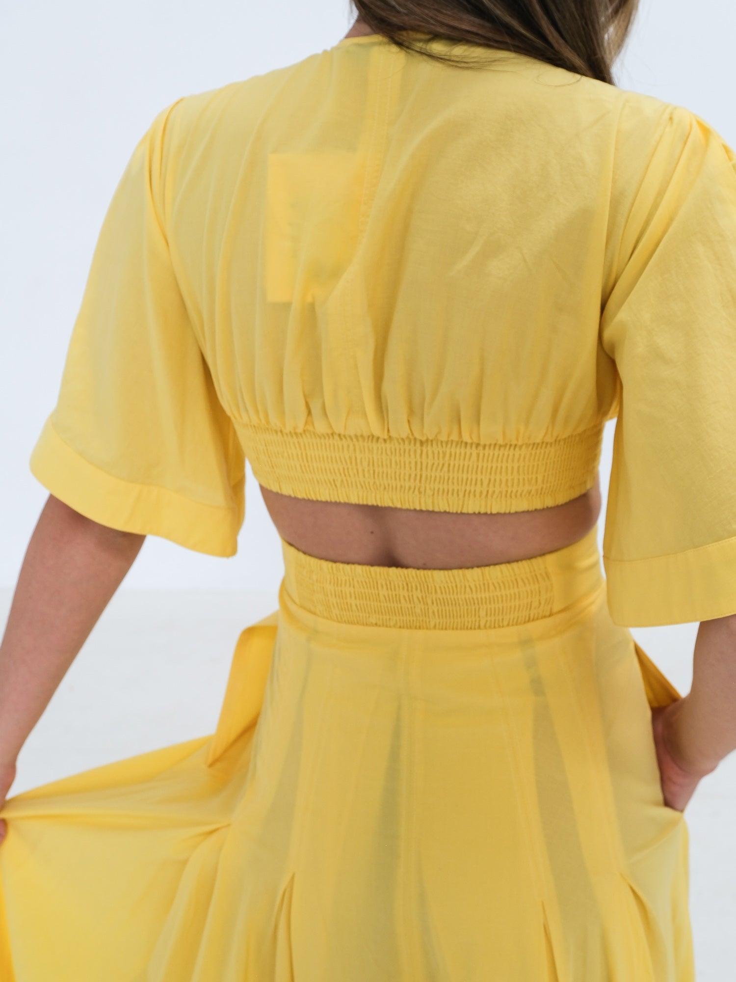 'Antonella' Short Sleeve Maxi Dress, Size AU 6