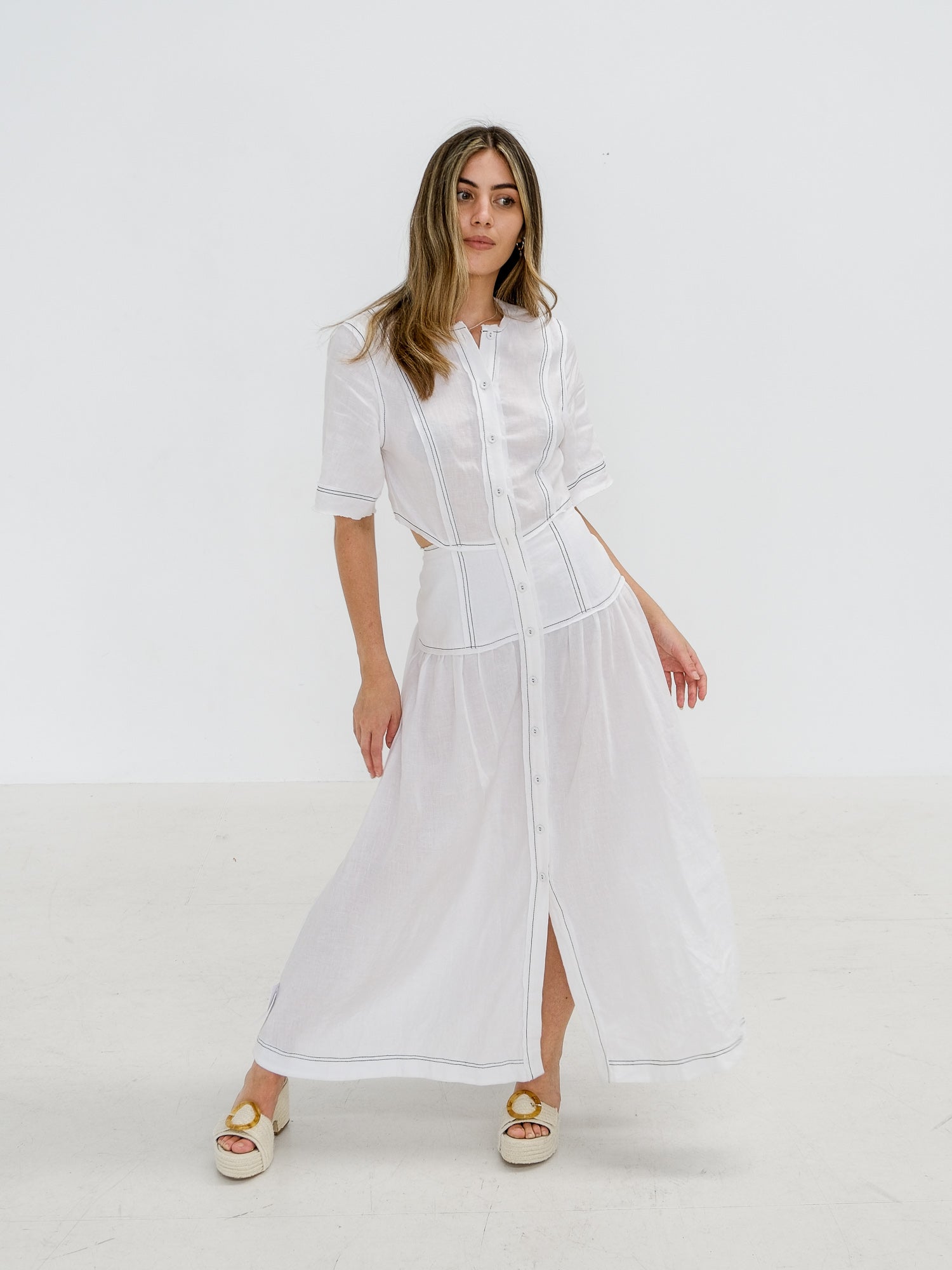 'Cassie' Maxi Dress, Size AU 10