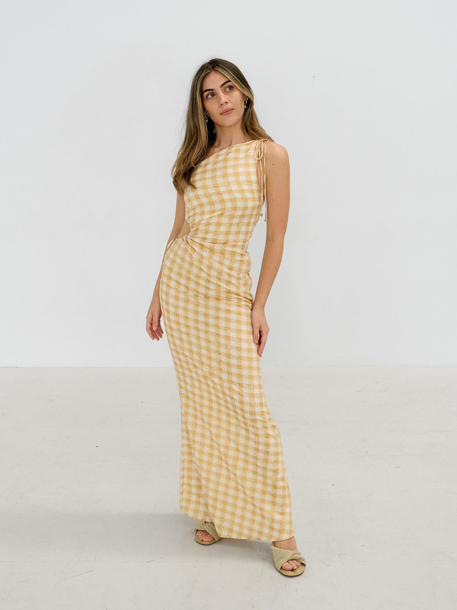 'Amberette’ One Shoulder Dress, Size XXS