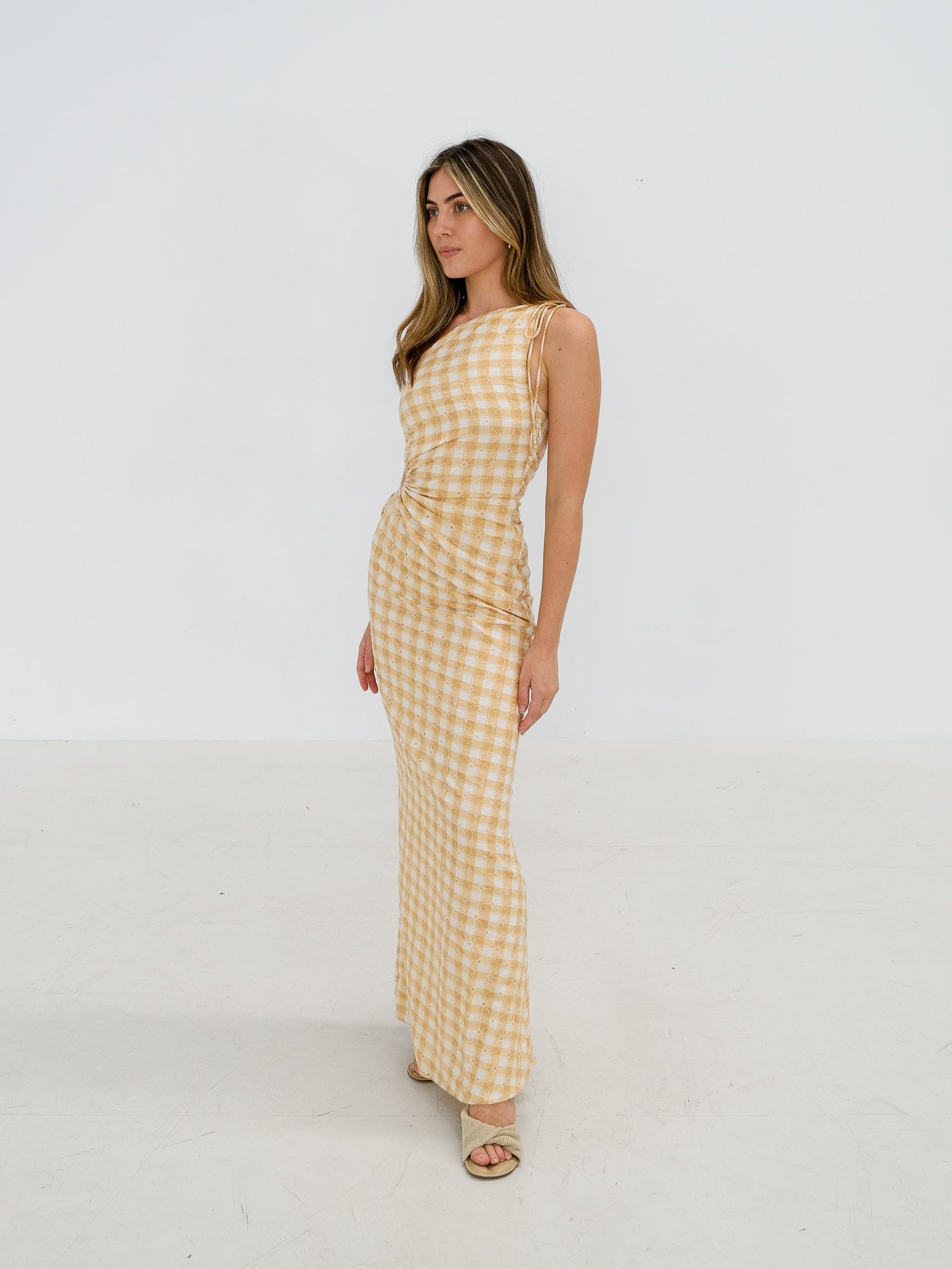 'Amberette’ One Shoulder Dress, Size XXS