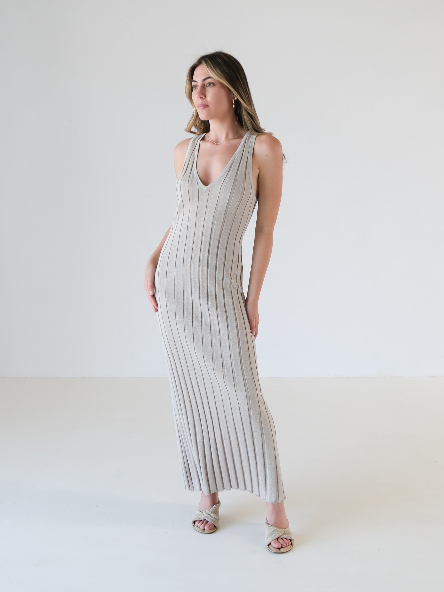 'Isobel' Knit Maxi Dress, Size 1 | AU 8