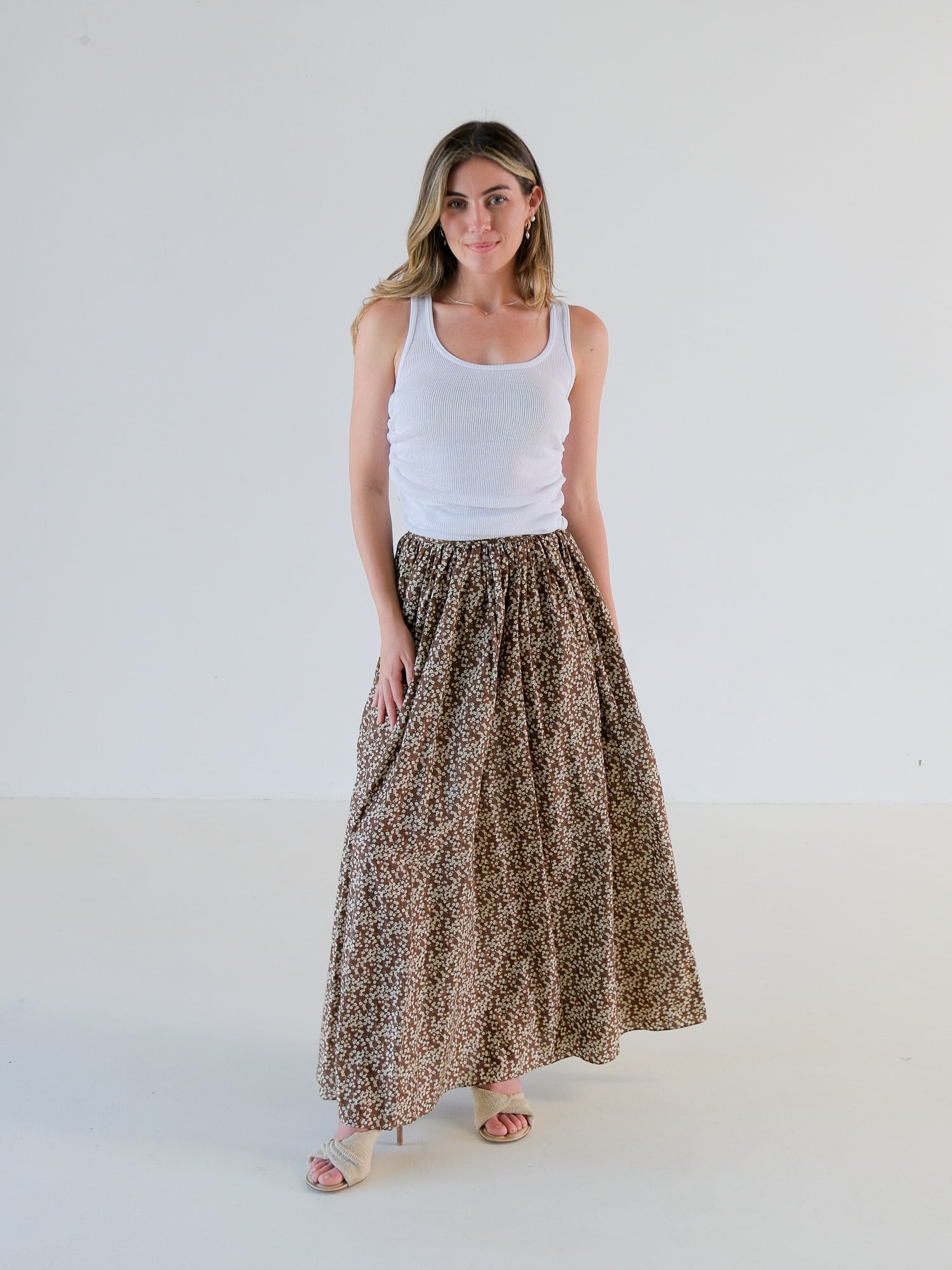 Voluminous Floral Skirt, Size 1 | AU 6