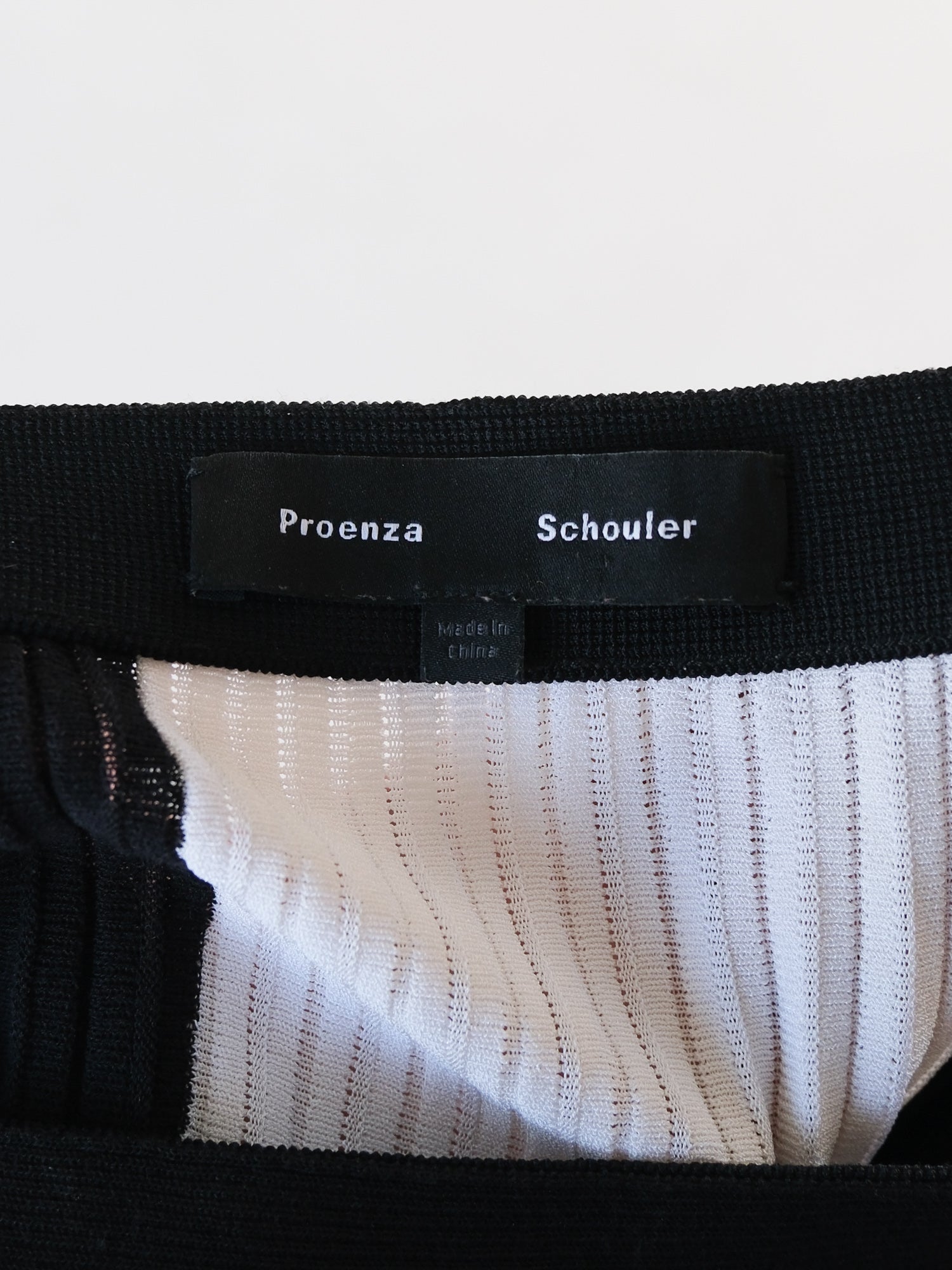 Pre-Fall 2017 Colourblock Knit Midi Skirt, Size M