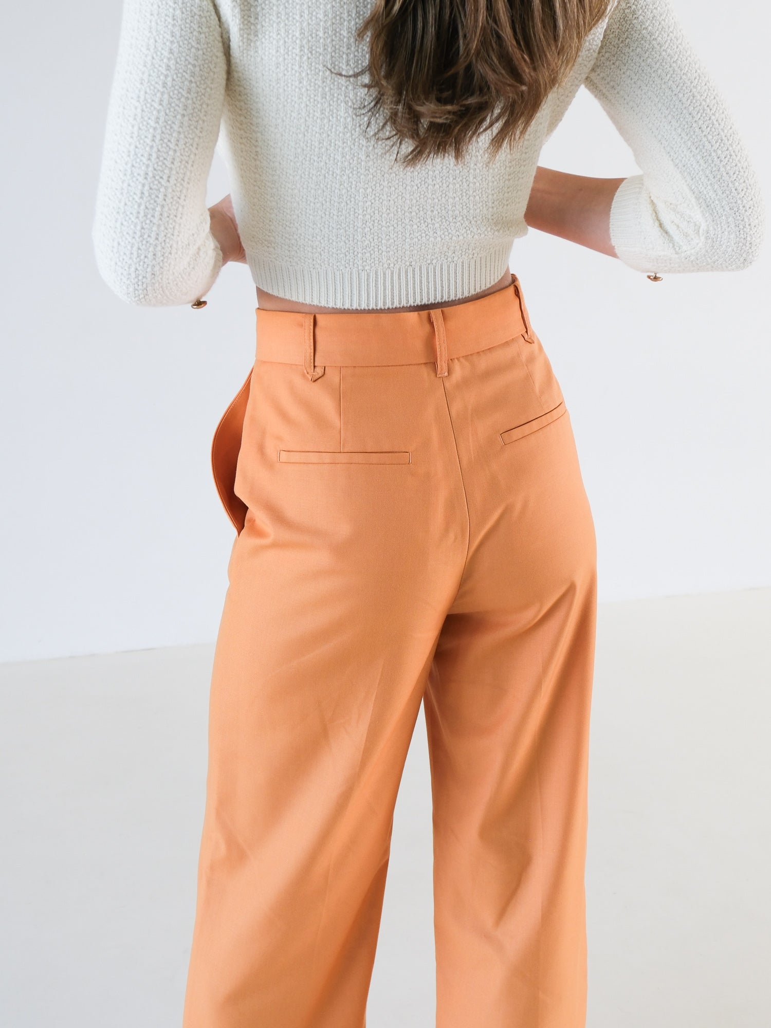 'Wren' Wide Leg Tailored Pants, Size AU 6
