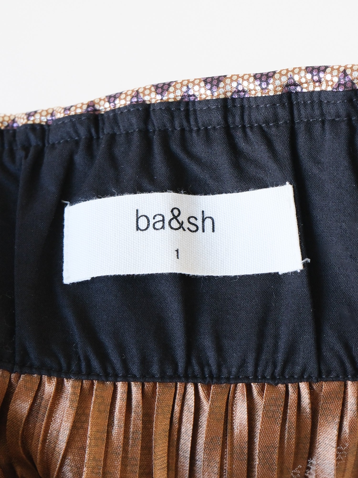 'Prisca' Pleated Midi Skirt, Size 1 | AU 8