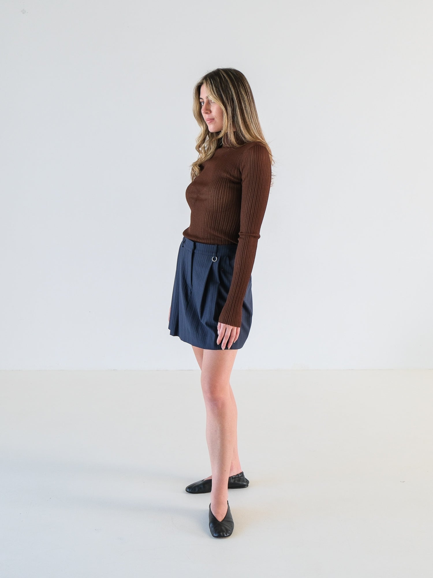 'Pilates' Pleated Mini Skirt, Size 1 | AU 8