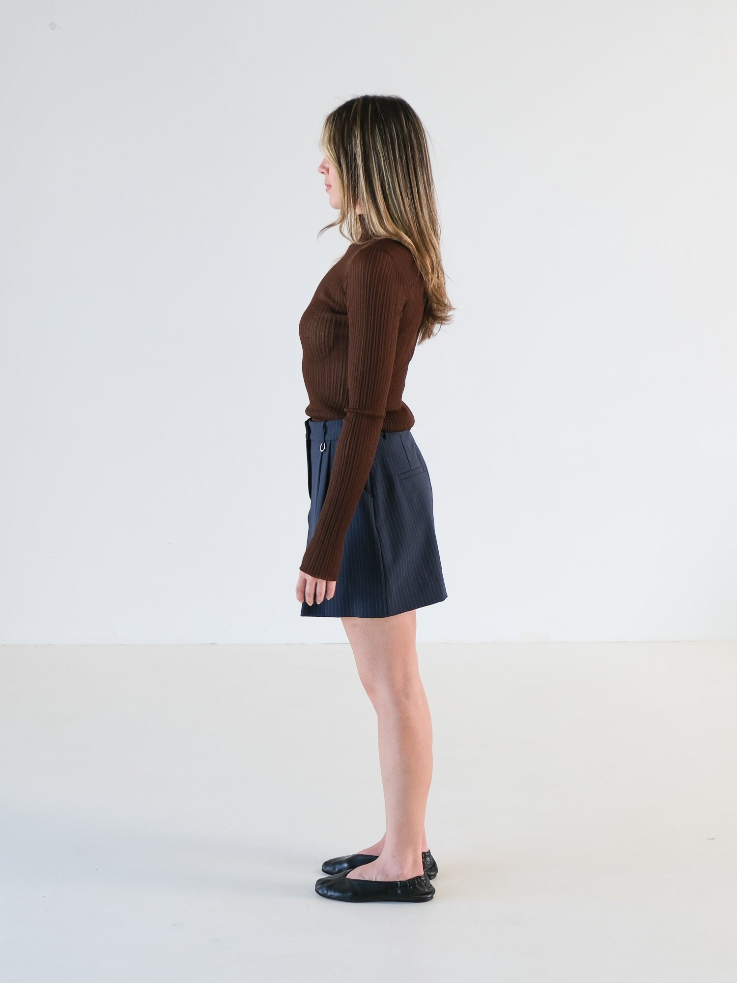 'Pilates' Pleated Mini Skirt, Size 1 | AU 8