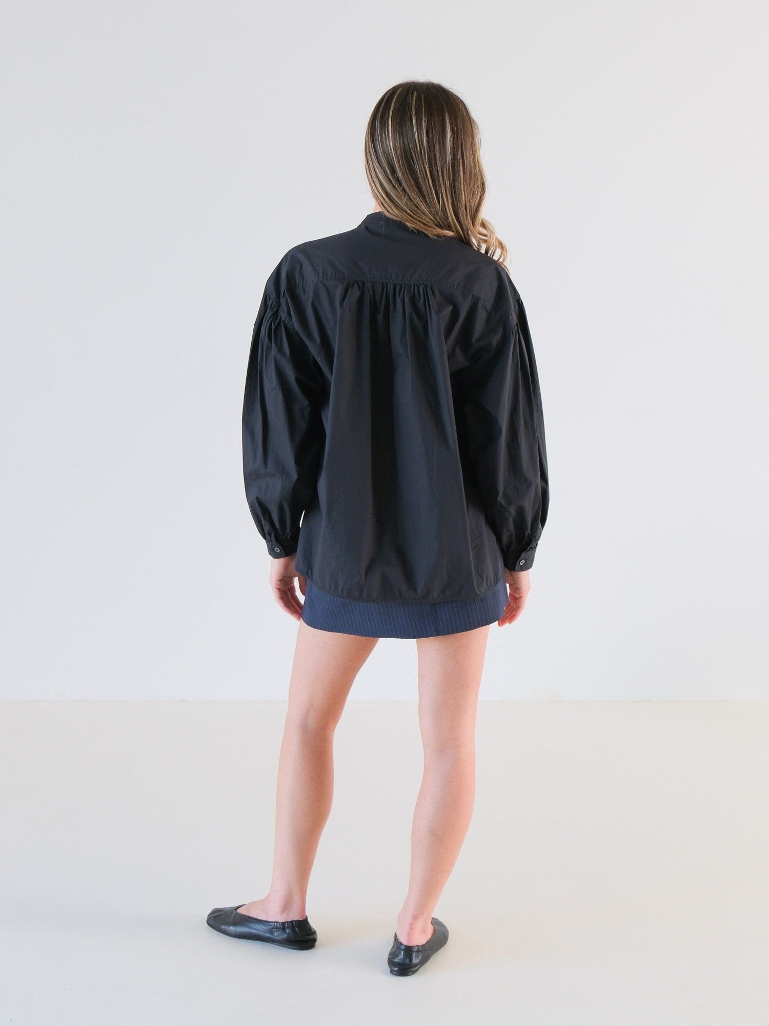 'Eden' Cotton Poet Blouse, Size M