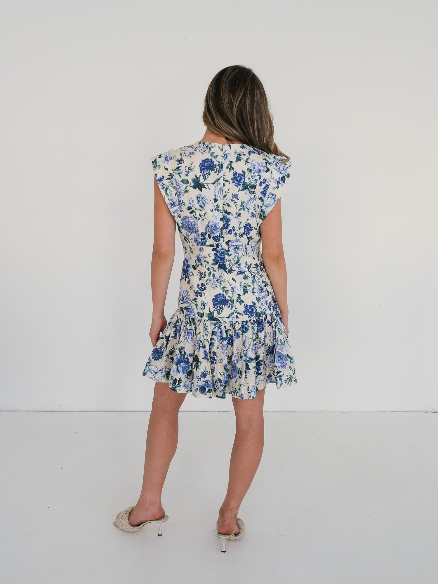 'Moncur' Flounce Mini Dress, Size 3 | AU 14