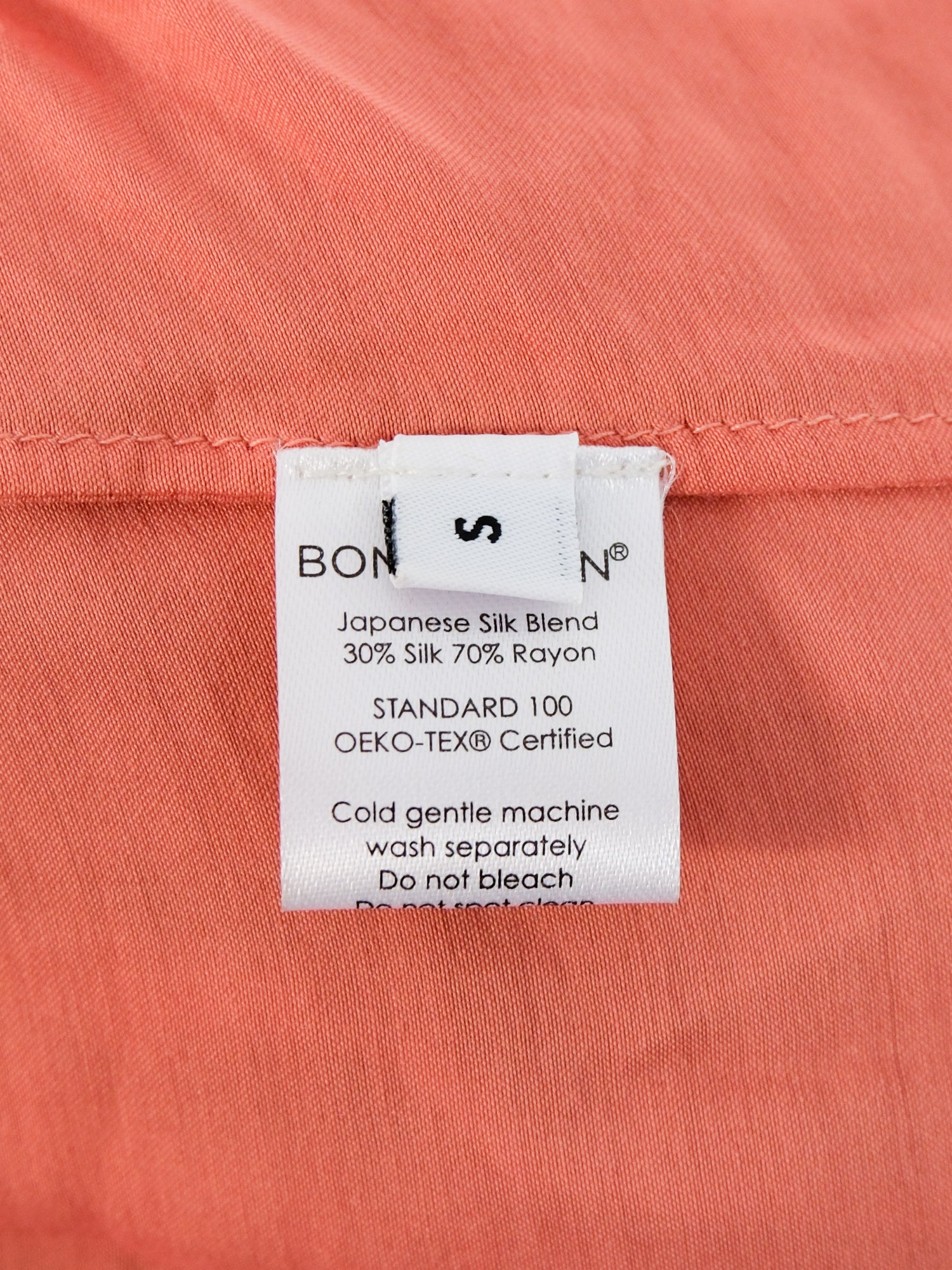 'Ripple' Japanese Silk Maxi Skirt, Size S