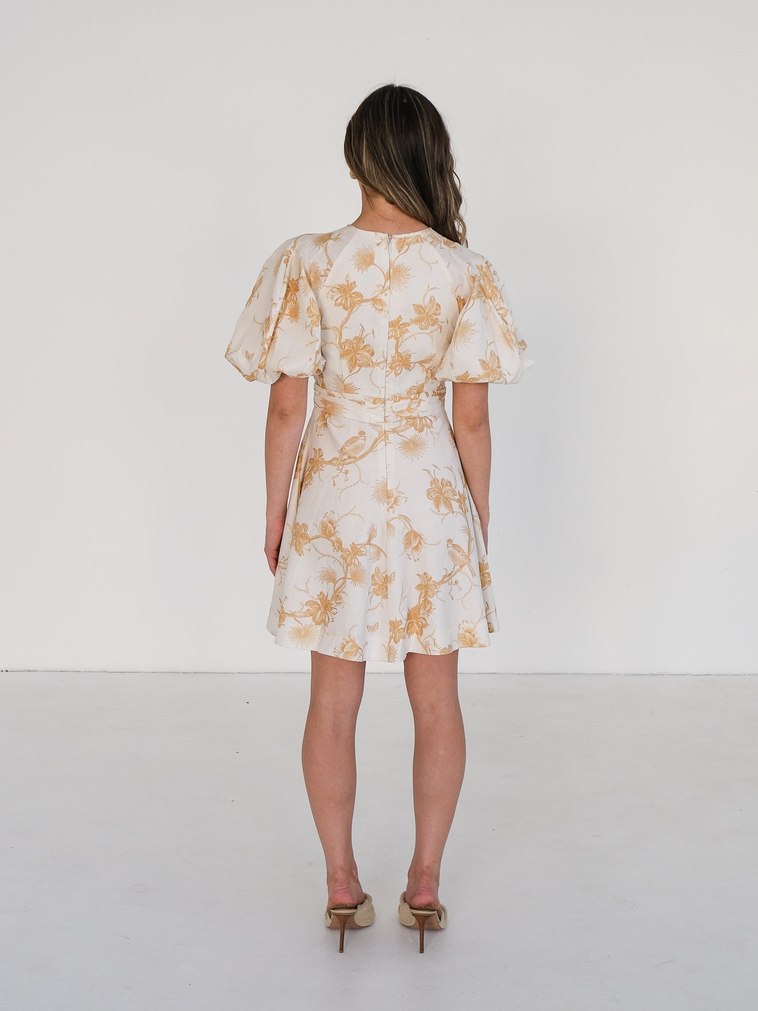 'Keira Floral' Wrap Mini Dress, Size 1 | AU 8