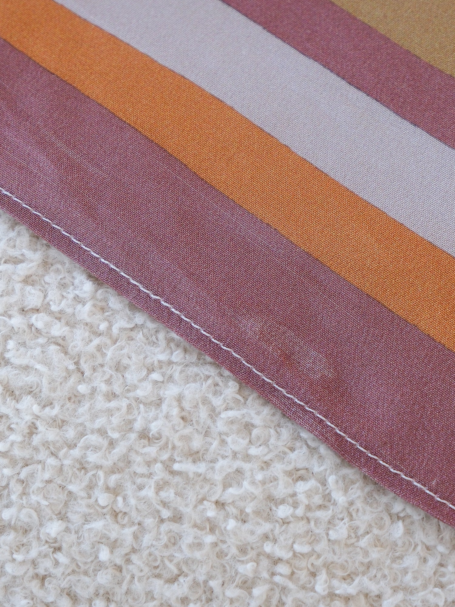 'Caprera' Milazzo Stripe Silk Scarf Top