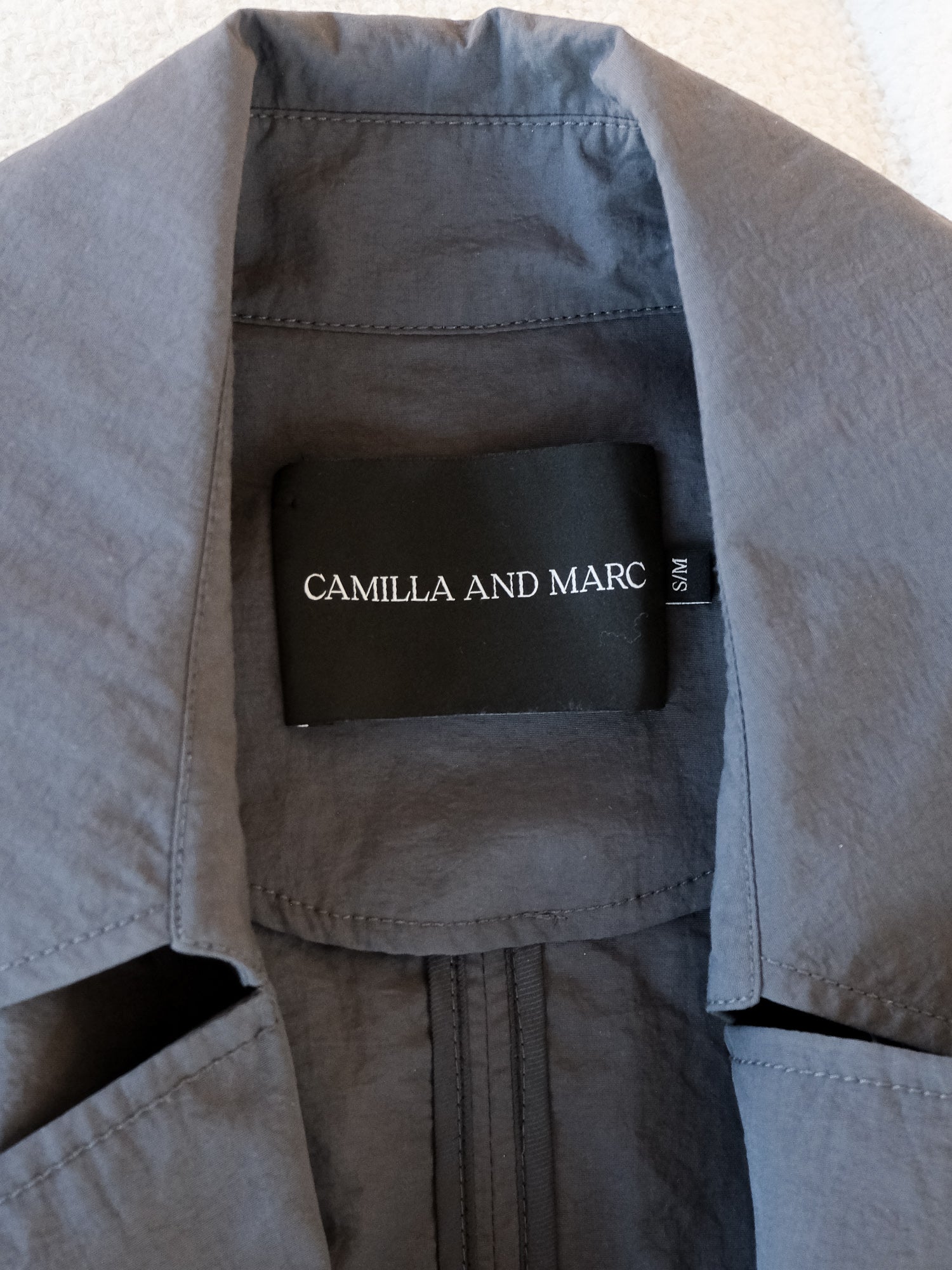 'Kiana' Double Breasted Trench Coat, Size S/M