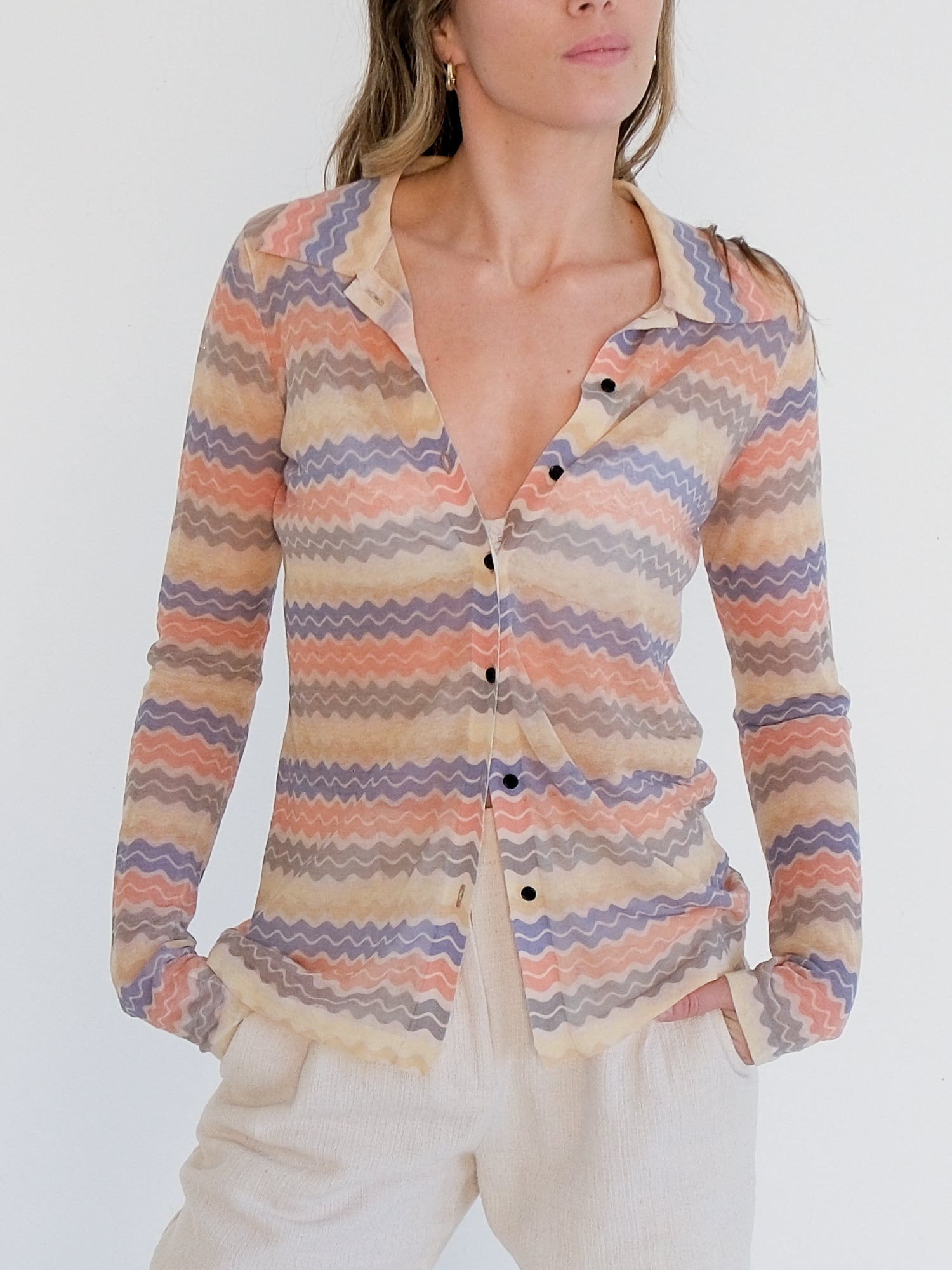 Multi SIR. The Label 'Zuri' Button Up Top, Size 3 | AU 12
