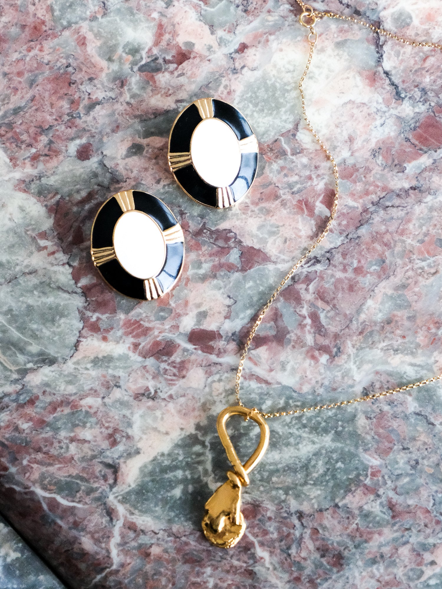 'The Milkyway Untold' 24kt Gold-Plated Necklace